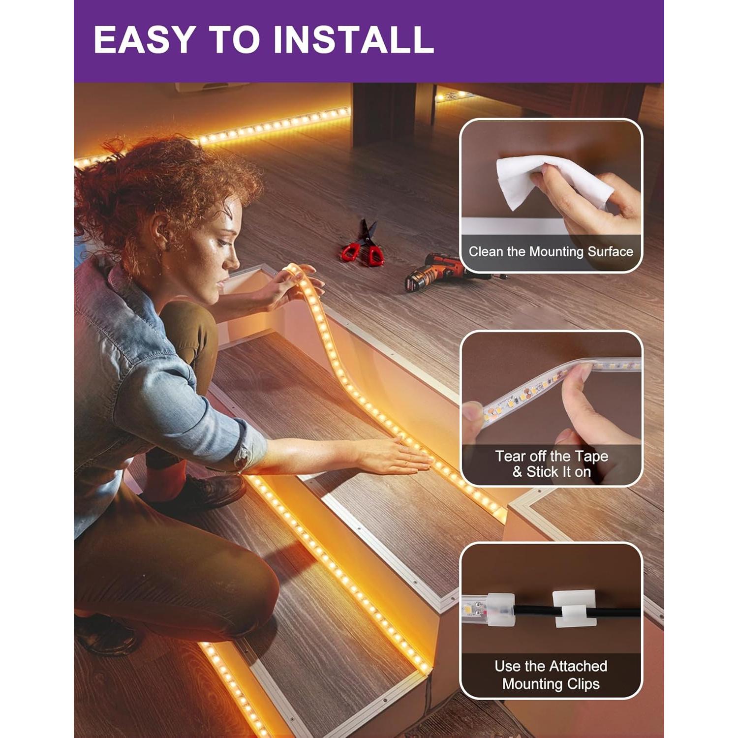 Tira LED a prueba de agua HitLights 5m 2700K 600 LEDs