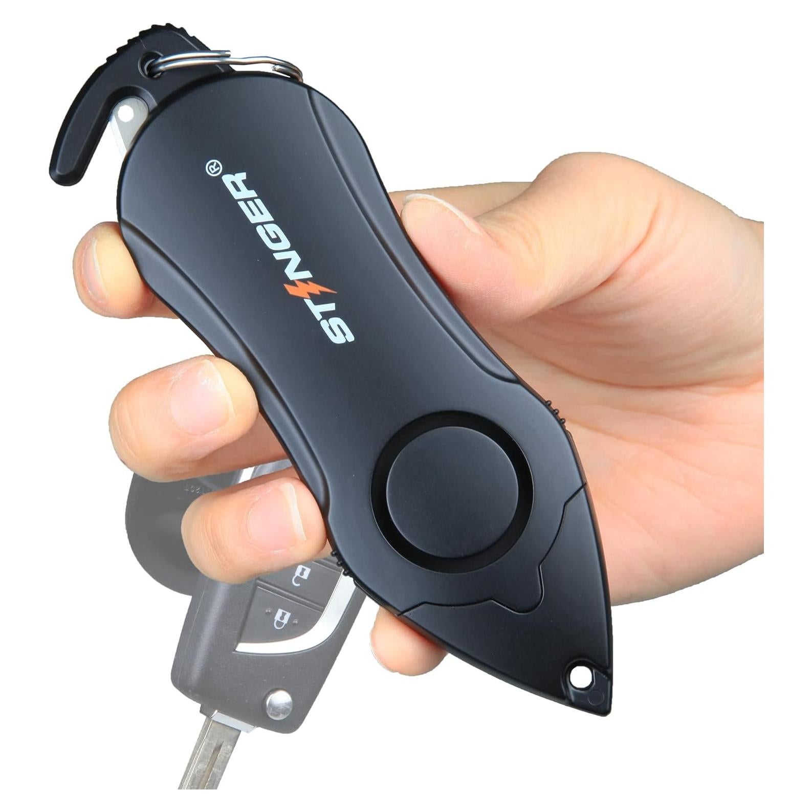 Alarma Personal Stinger para Llaveros 140 dB - Negro