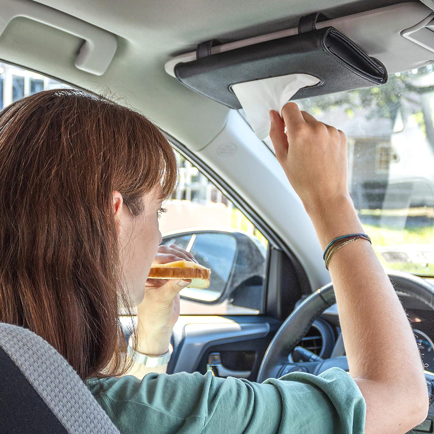 Soporte de Tejidos EcoNour para Auto 22.86x12.7cm Negro