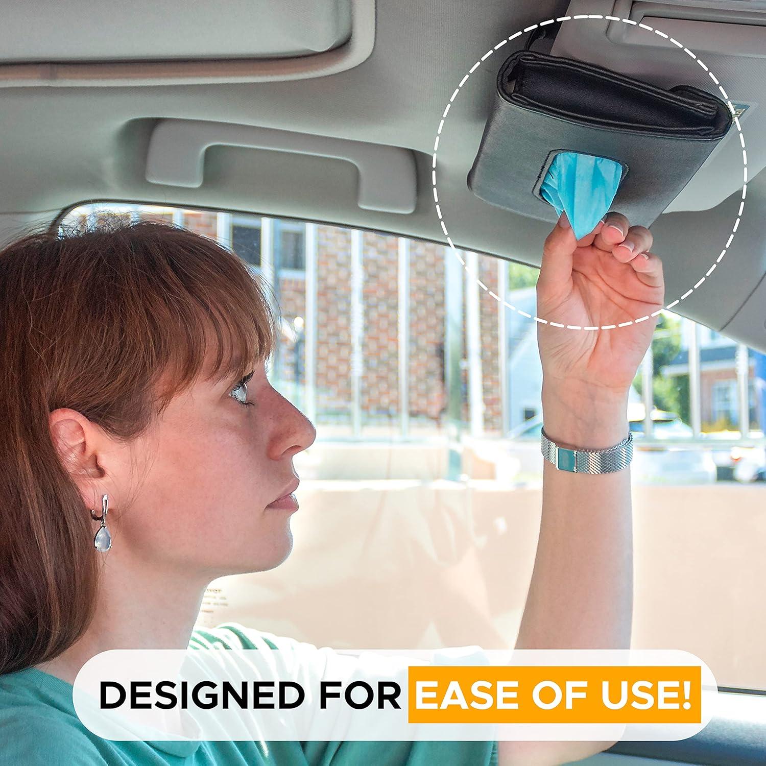 Soporte de Tejidos EcoNour para Auto 22.86x12.7cm Negro