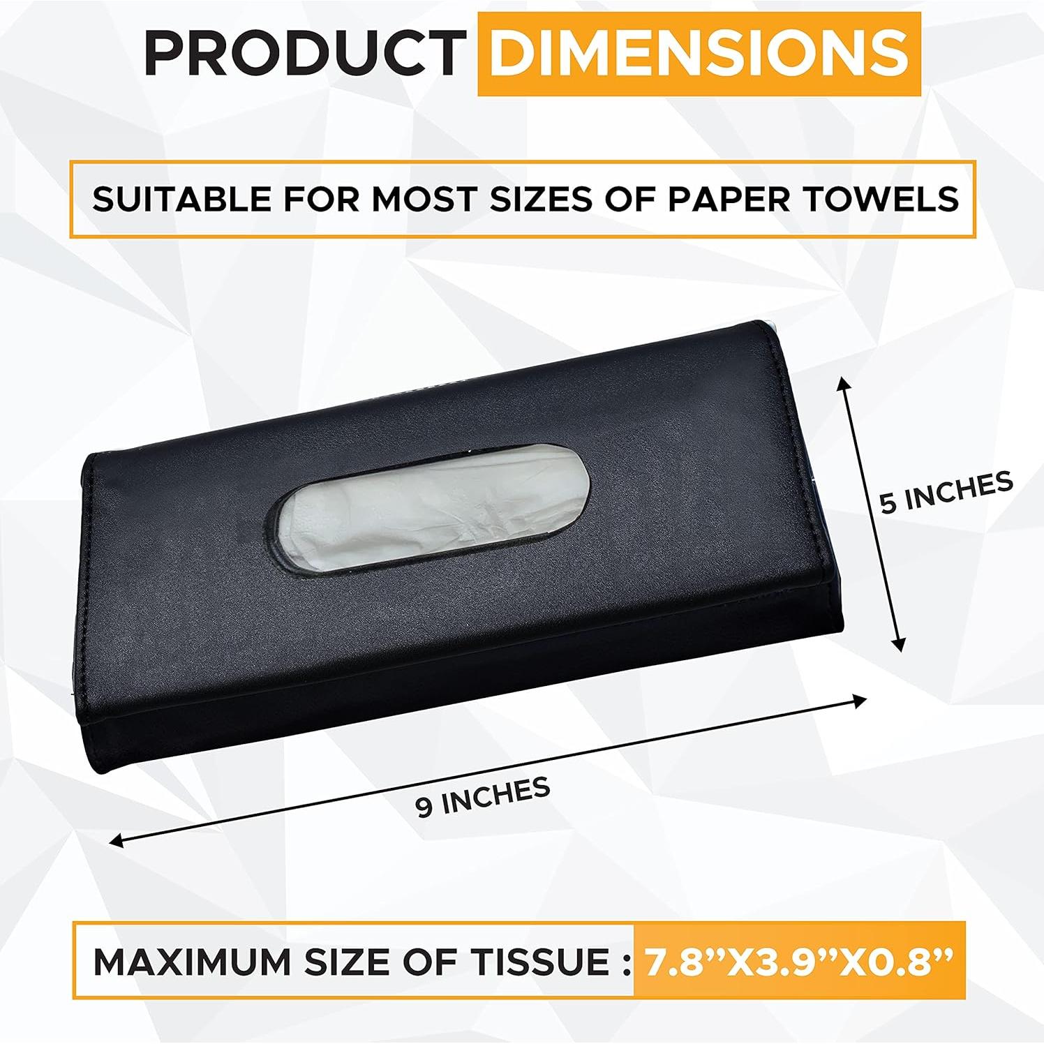 Soporte de Tejidos EcoNour para Auto 22.86x12.7cm Negro