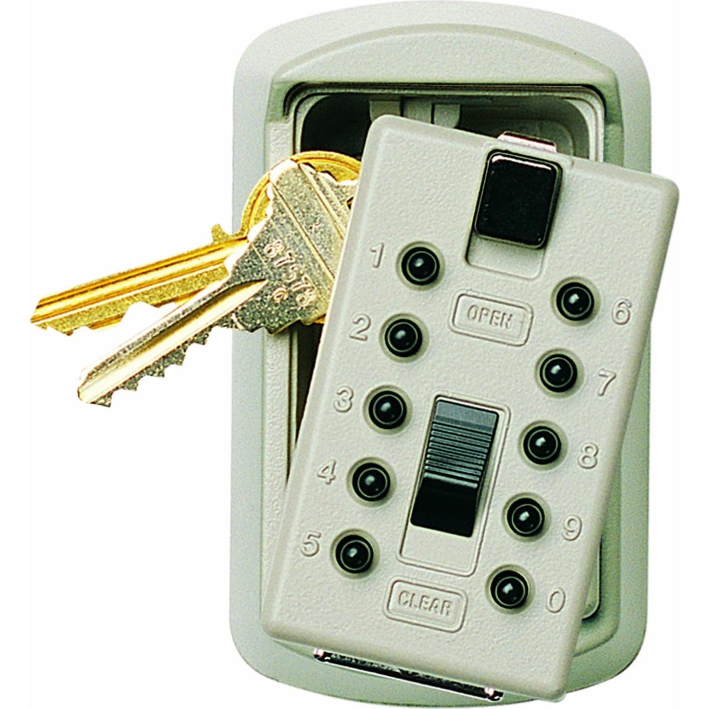 Caja de Llave de Combinación Kidde 001414 Slimline Beige 2 Llaves