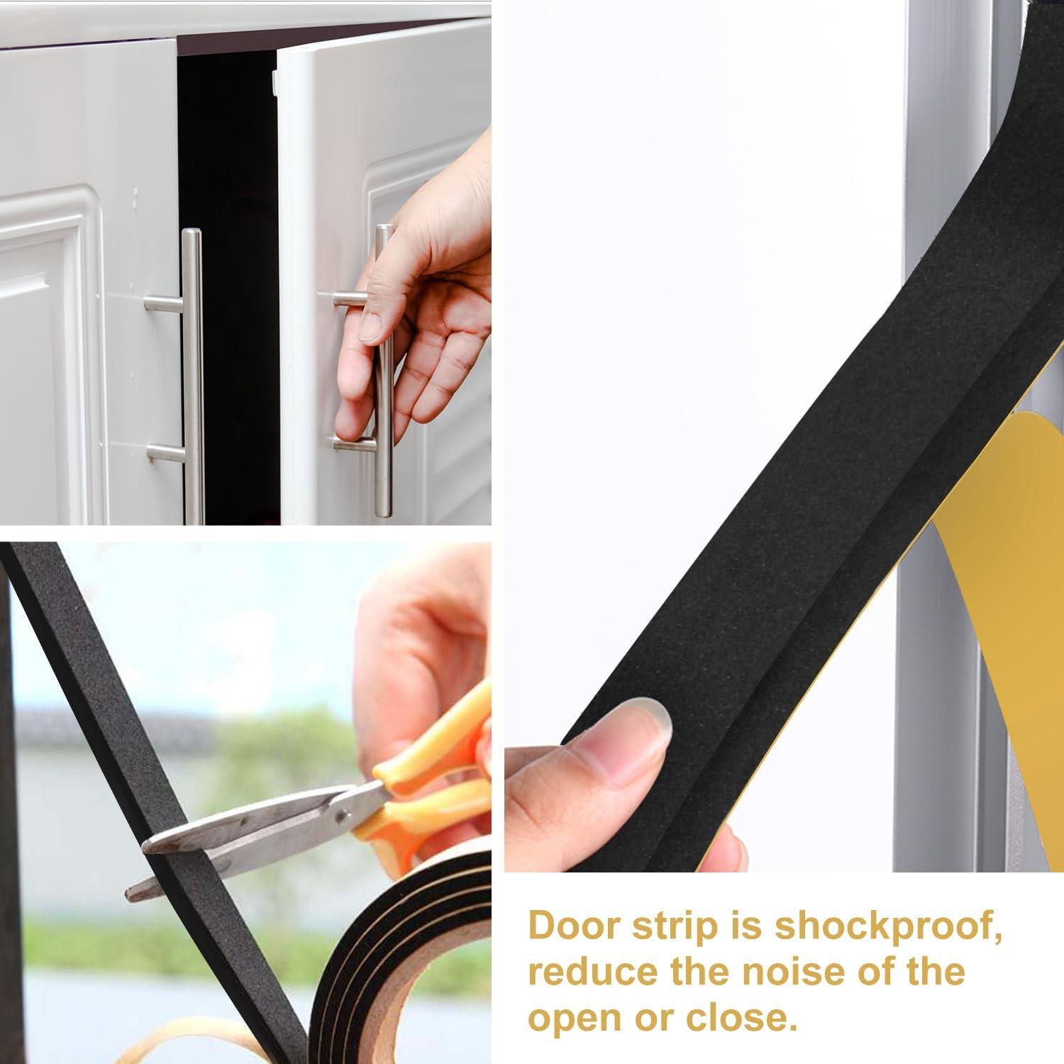 Burlete de Espuma YIJUHOU 2.54 cm x 1.27 cm x 6.1 m Aislante