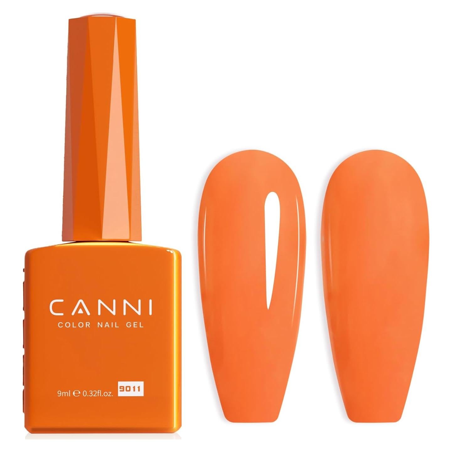 Esmalte de Uñas en Gel CANNI Naranja Brillante 9ml UV/LED