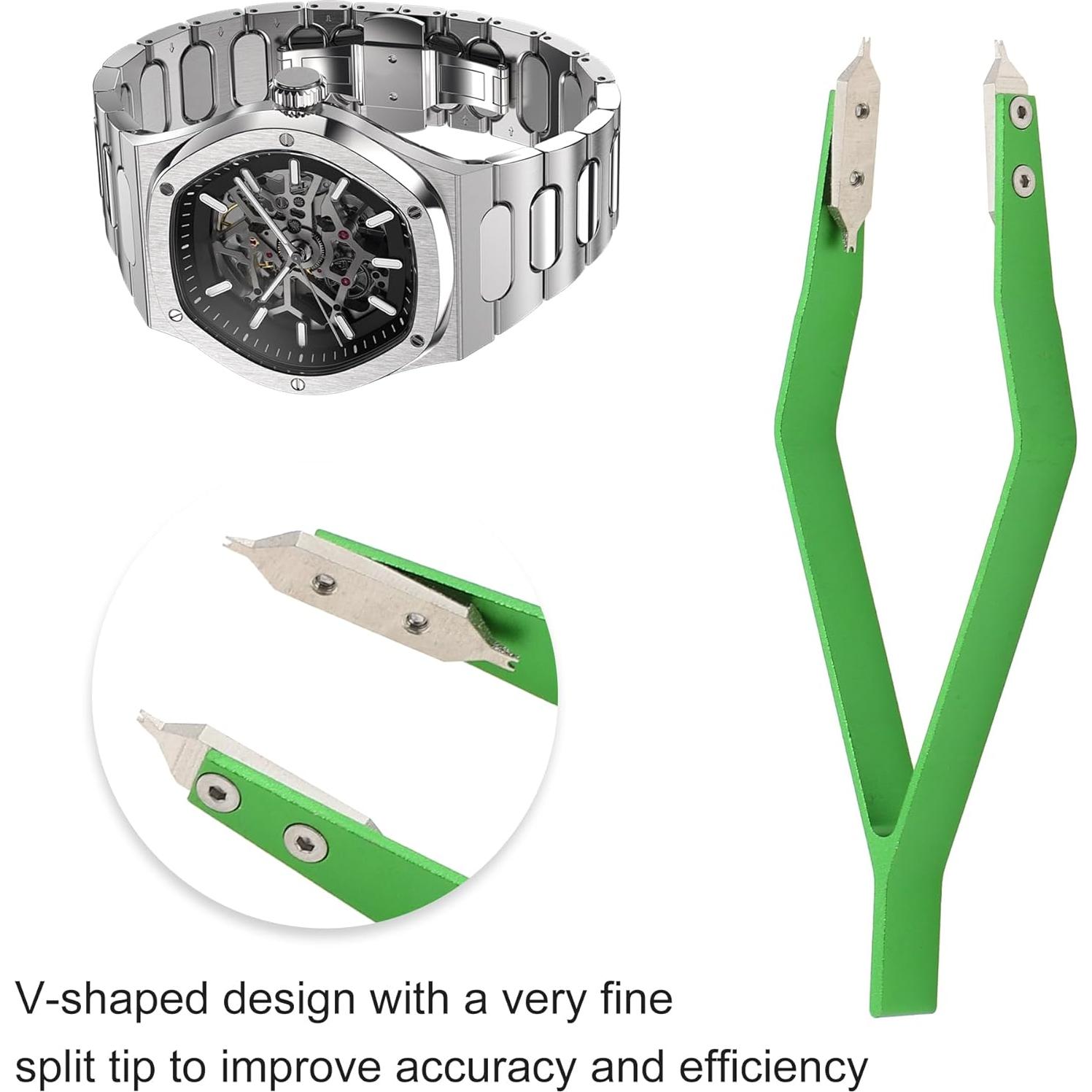Pinzas para Muelles de Reloj VOCOSTE de Aluminio Verde