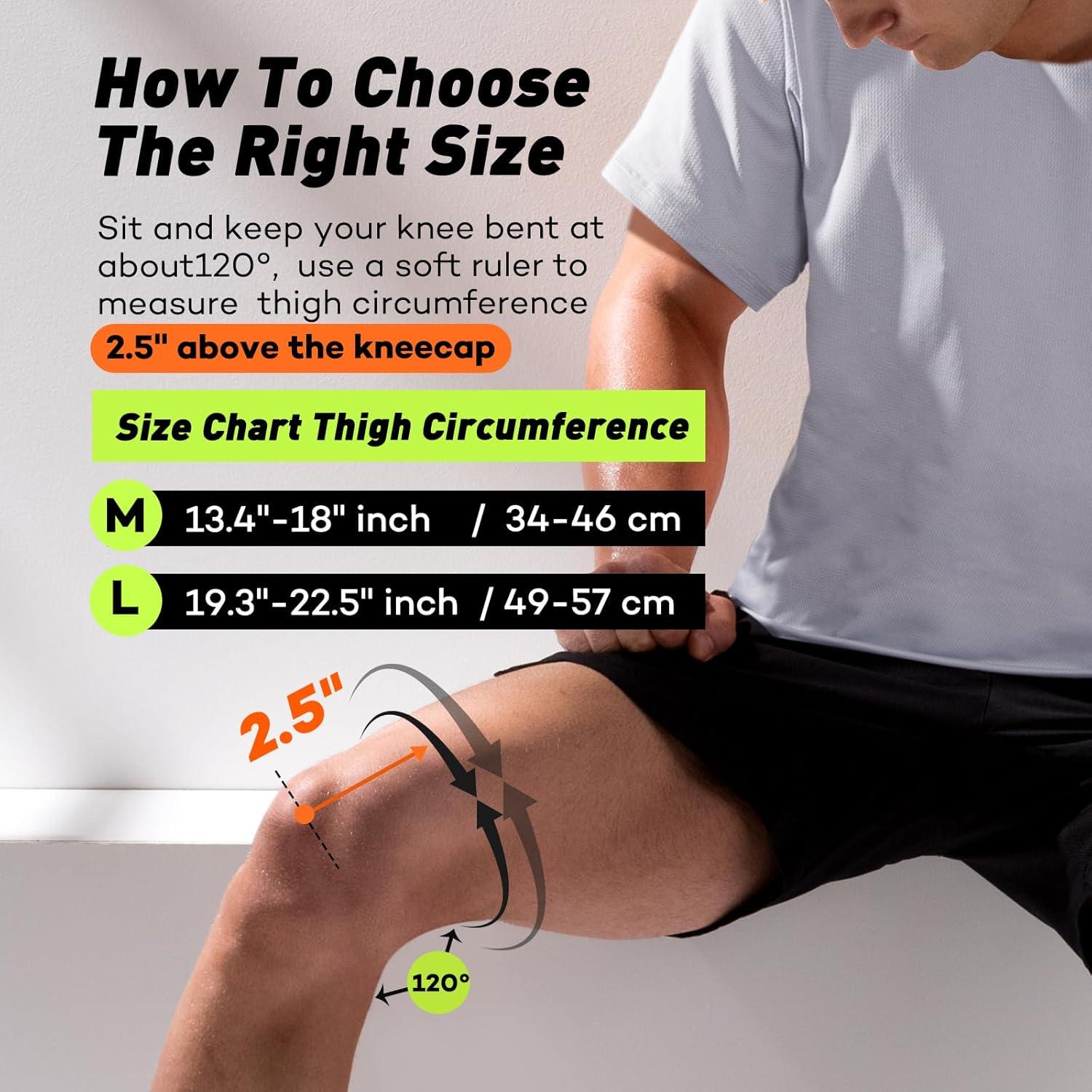 Faja de Soporte para Rodilla LETSHAKE Mediana con Gel
