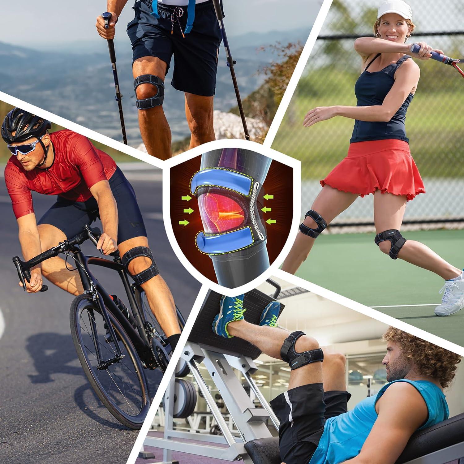 Faja de Soporte para Rodilla LETSHAKE Mediana con Gel