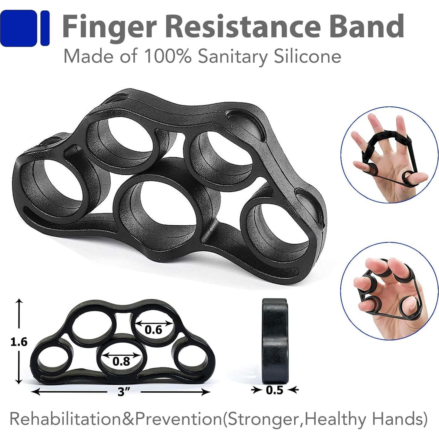 Kit de Entrenador de Fuerza de Agarre EASJOY con Contador