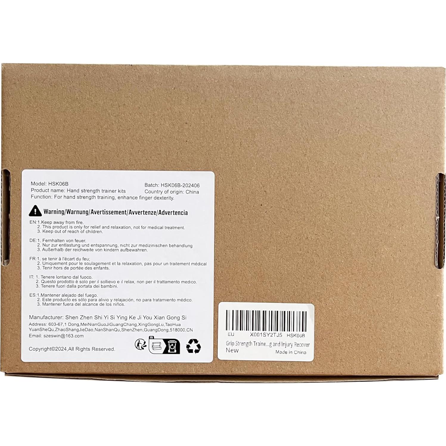 Kit de Entrenador de Fuerza de Agarre EASJOY con Contador