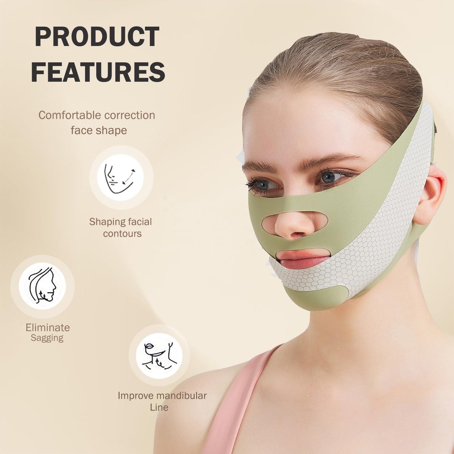 Correa Facial Elevadora MASIKA para Dormir y Ejercitar Mandíbula