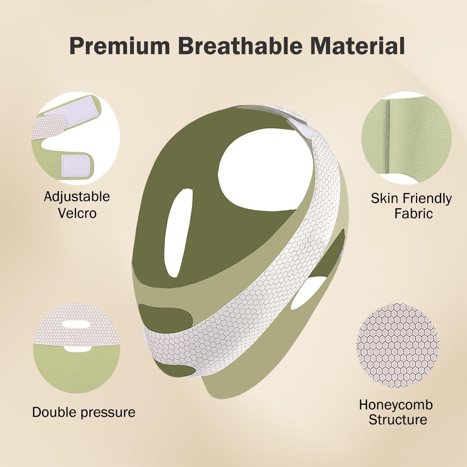 Correa Facial Elevadora MASIKA para Dormir y Ejercitar Mandíbula