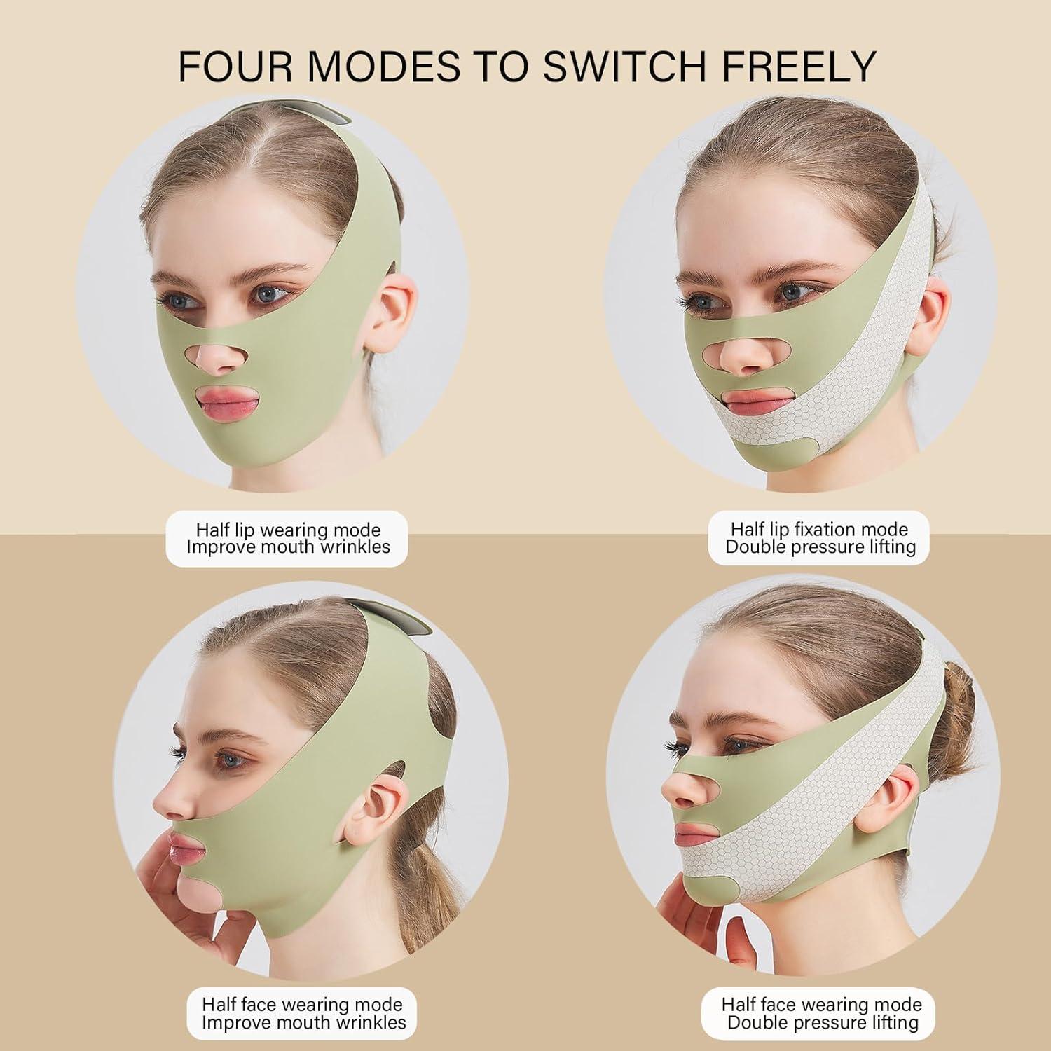 Correa Facial Elevadora MASIKA para Dormir y Ejercitar Mandíbula