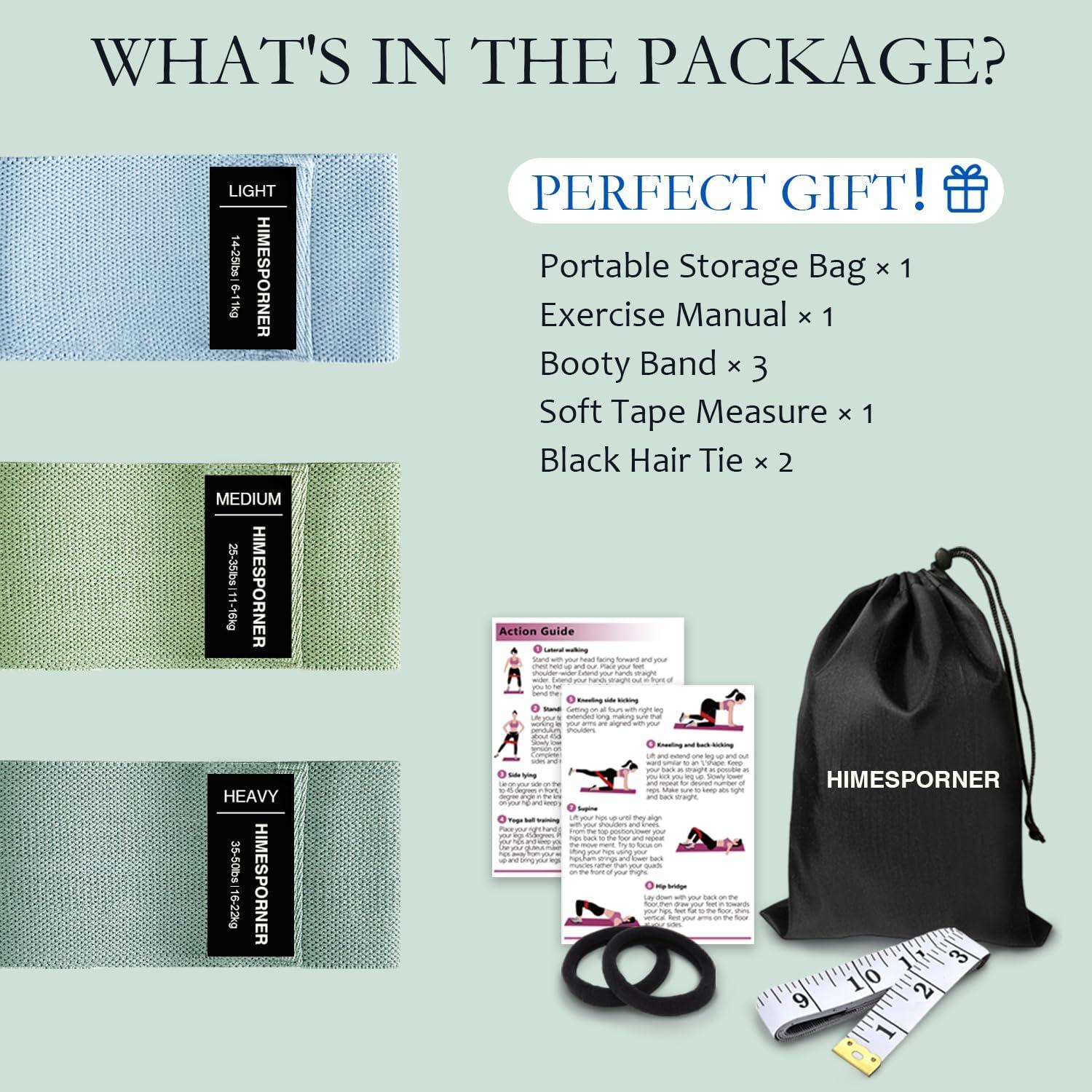 Bandas de Resistencia Antideslizantes HIMESPORNER - 3 Niveles