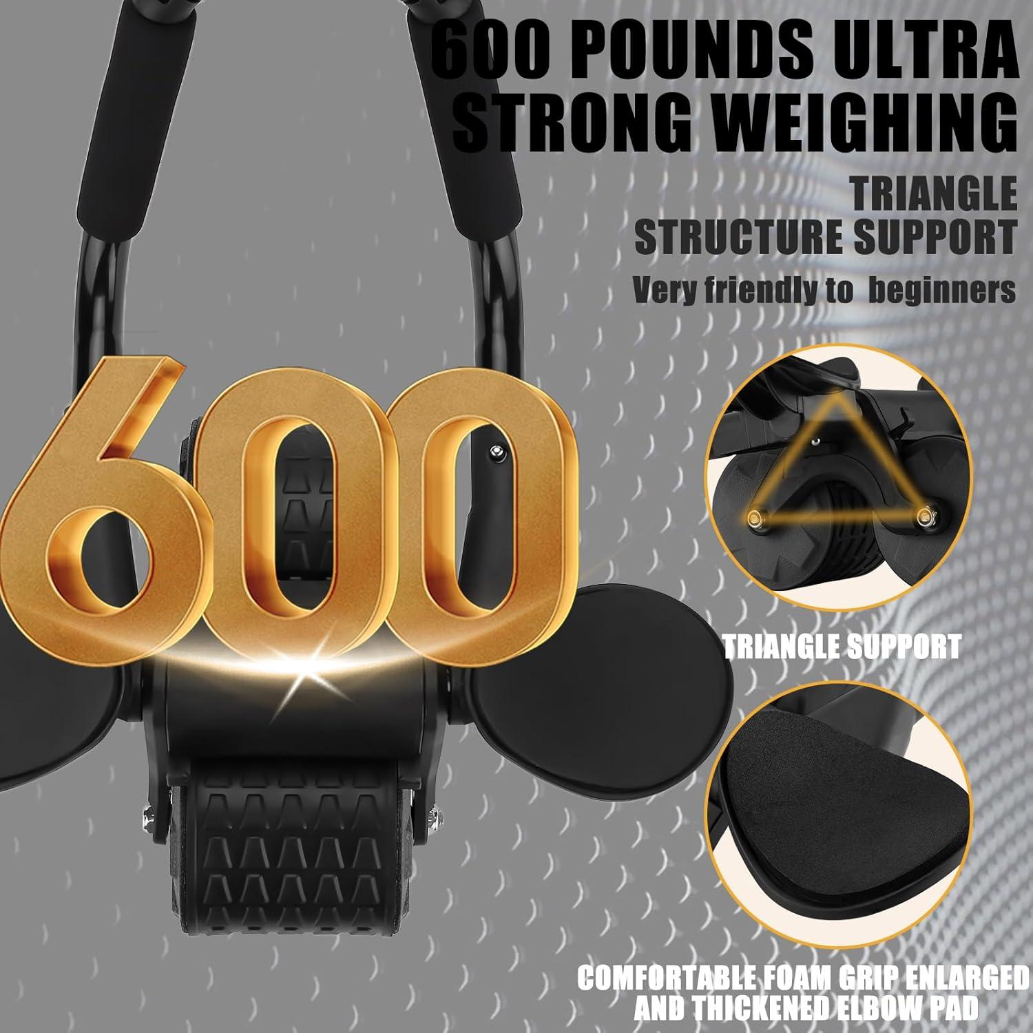 Rodillo Abdominal Uota con Rebote Automático - Fitness