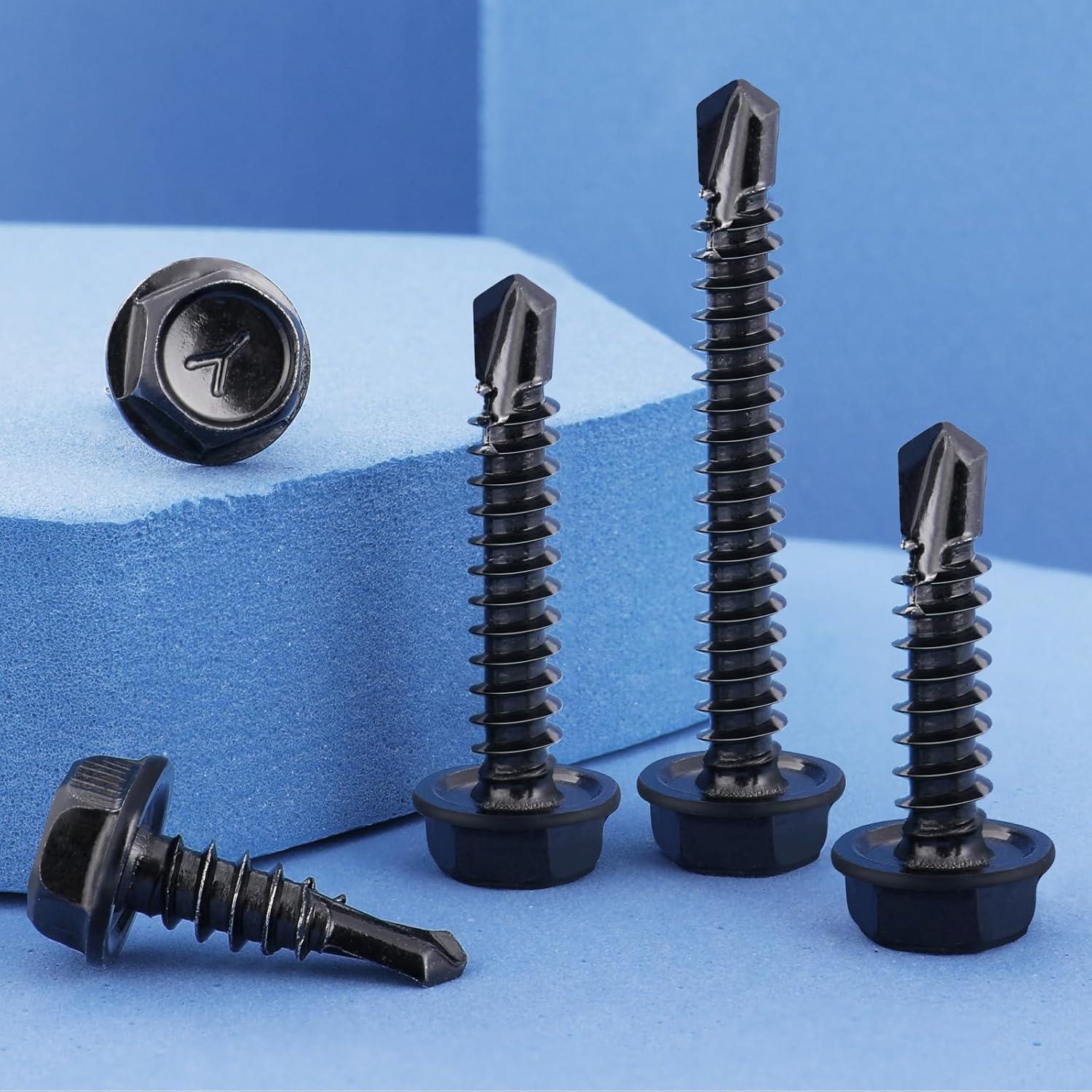 Kit de Tornillos Autoperforantes VGBUY 150 Piezas Acero Inoxidable