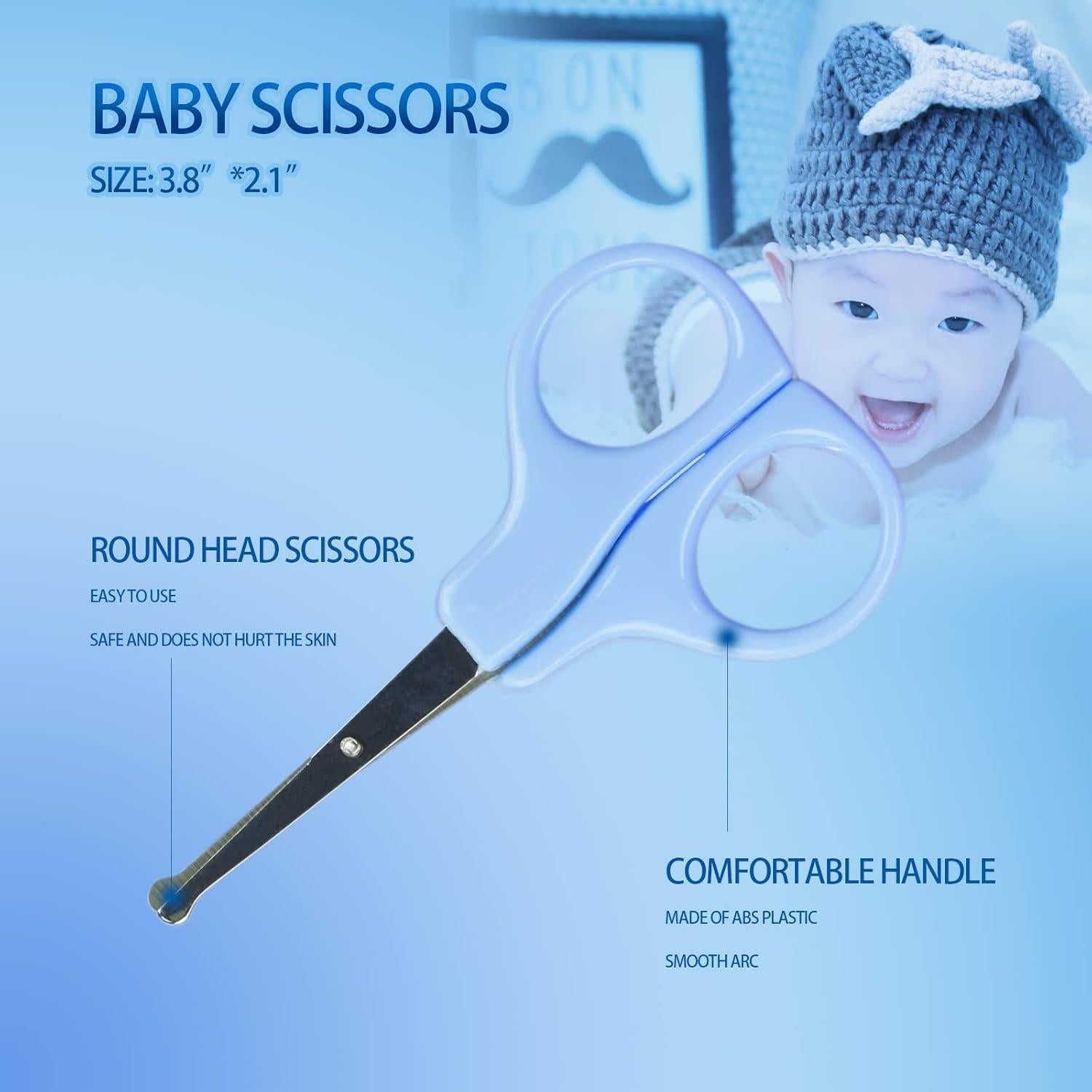 Kit de Cuidado para Bebés 8 en 1 ZELINYE Azul