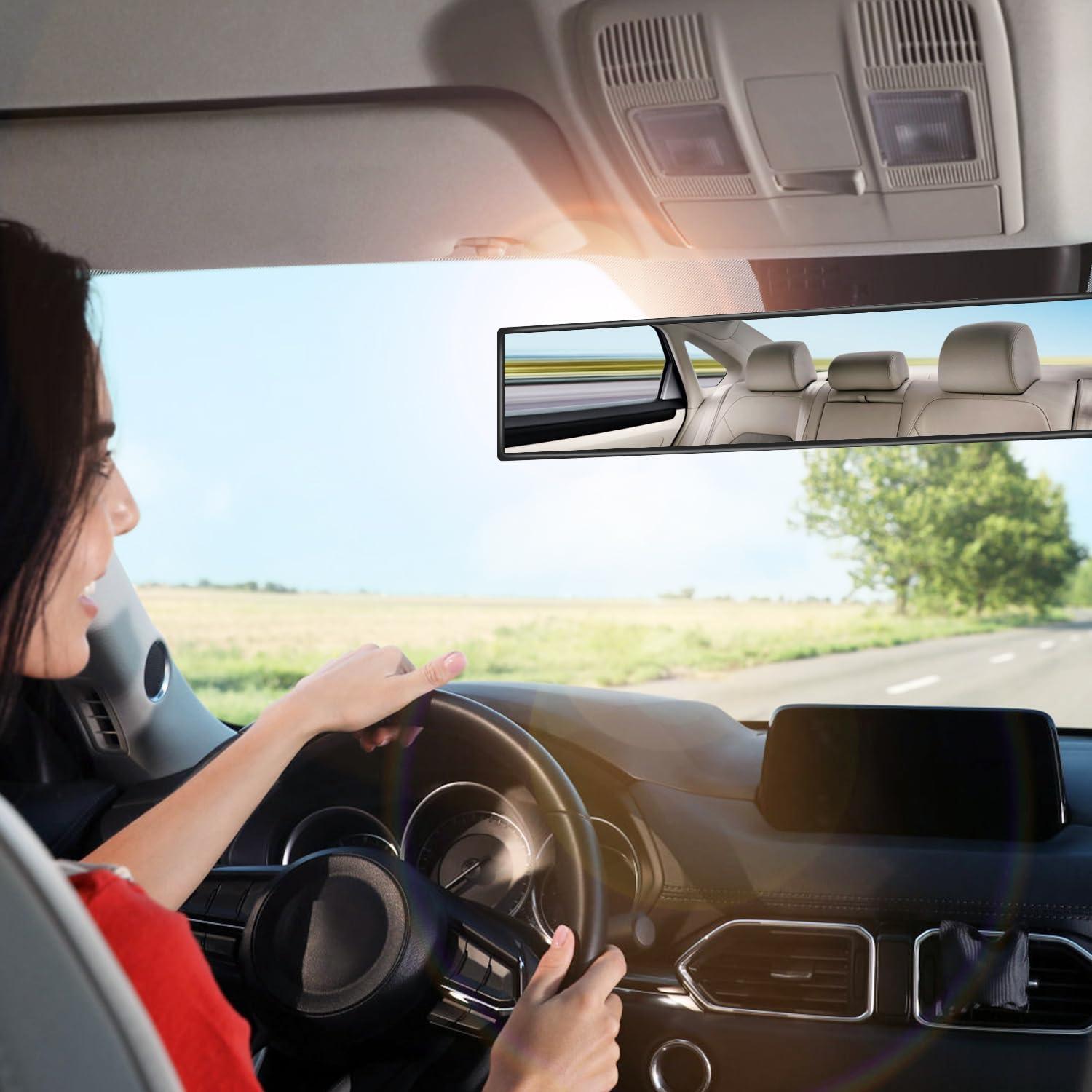 Espejo Retrovisor de Coche ANSHENYA Panorámico 25.4x15.2cm