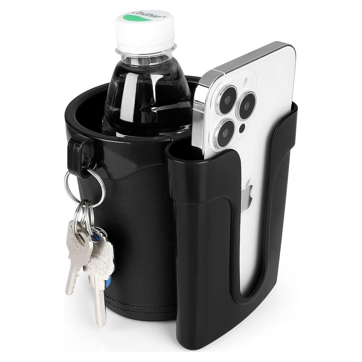 Soporte para Taza de Bicicleta Accmor 3 en 1 Negro Universal