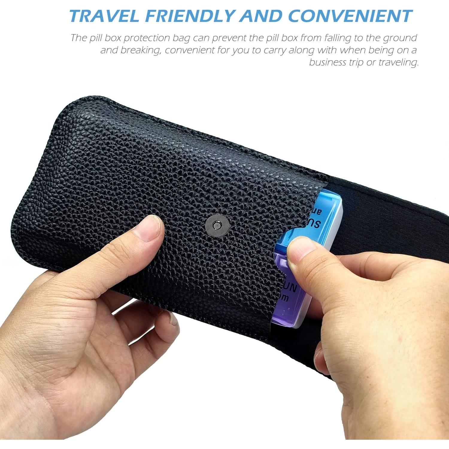 Organizador de Pastillas VOFOON Pequeño 7 Días AM PM Viaje