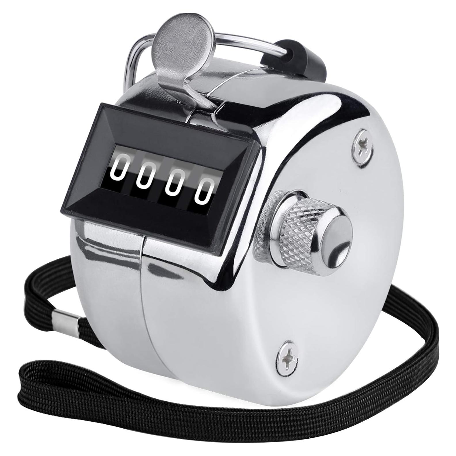 Contador Manual KTRIO de Metal 4 Dígitos para Entrenamiento