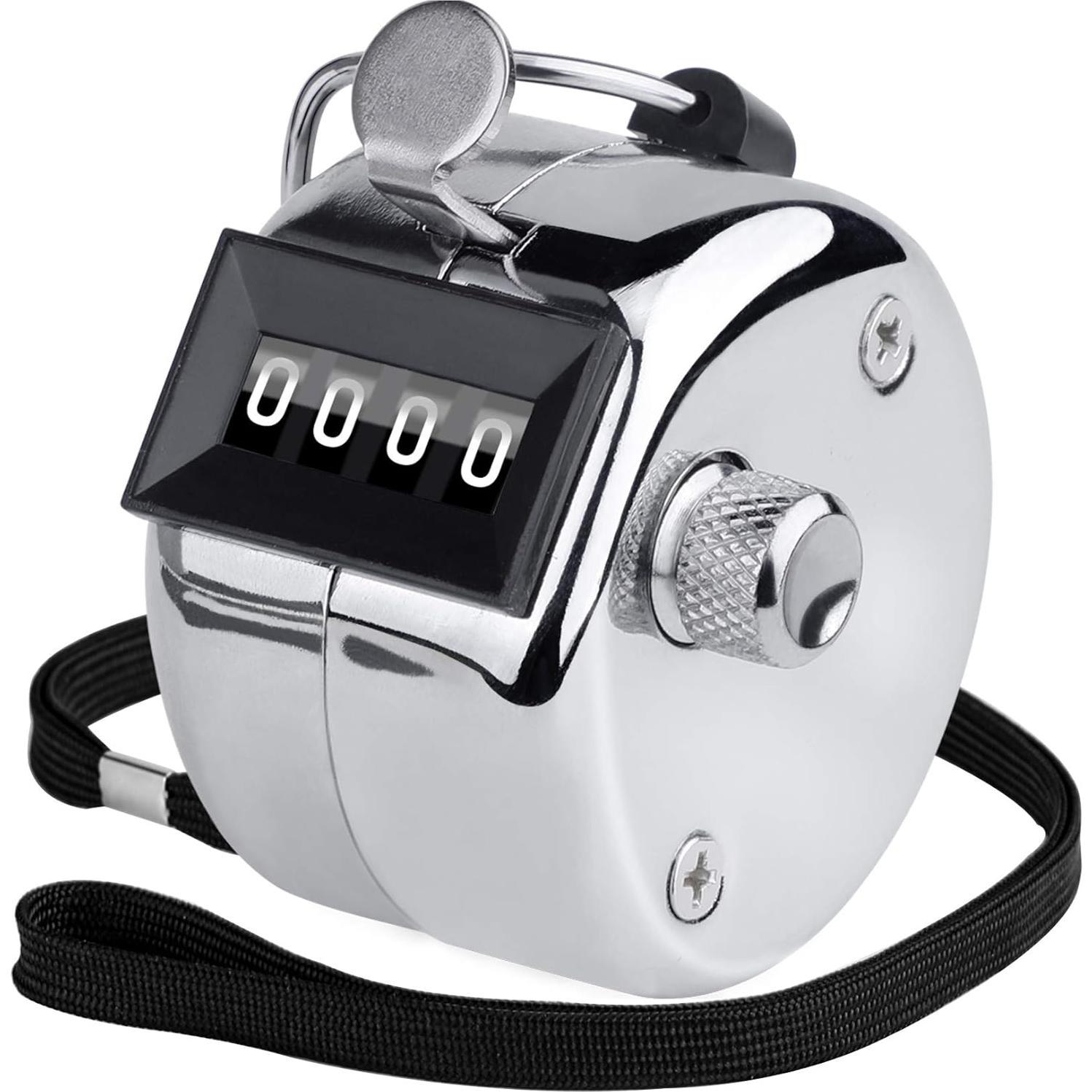 Contador Manual KTRIO de Metal 4 Dígitos para Entrenamiento