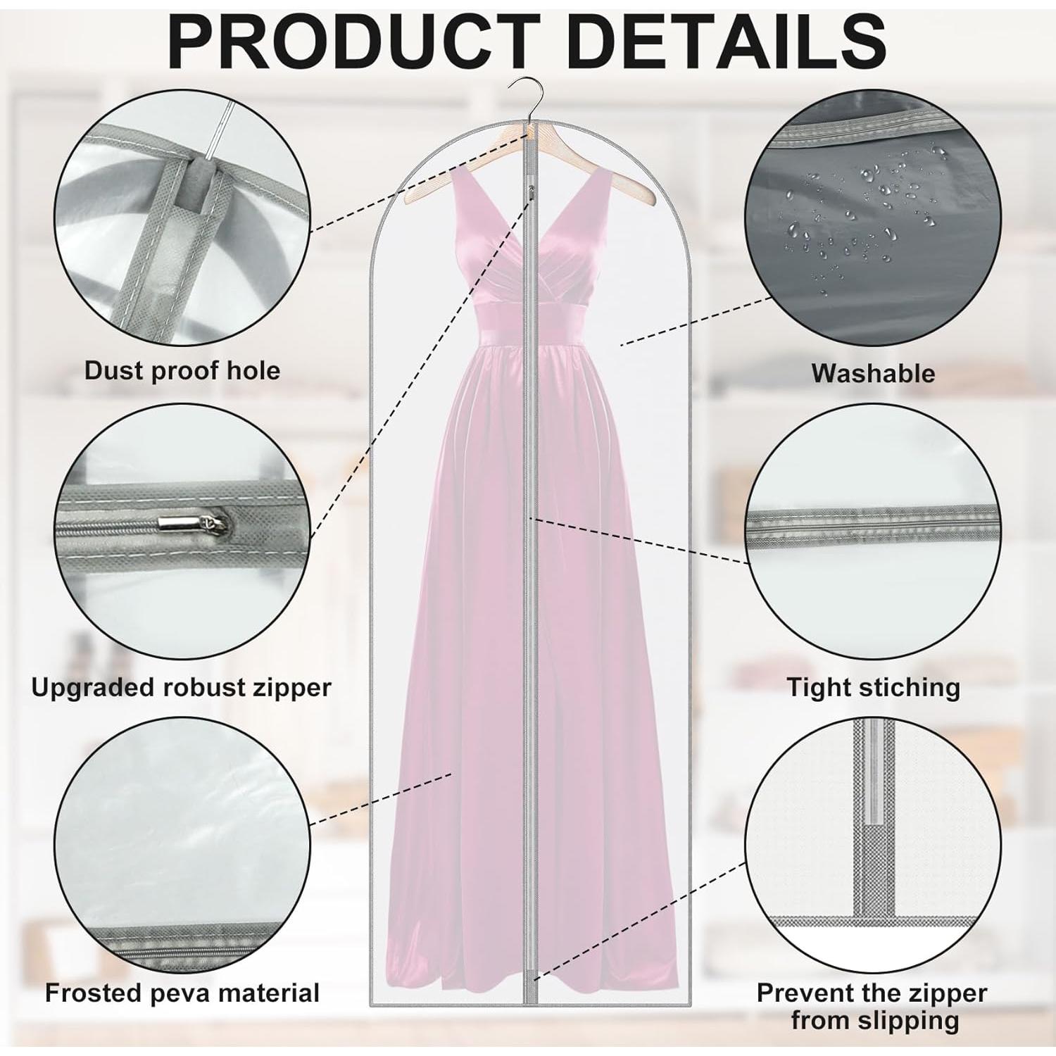 Bolsas de Almacenamiento al Vacío Besslly 6 Paquete Transparente