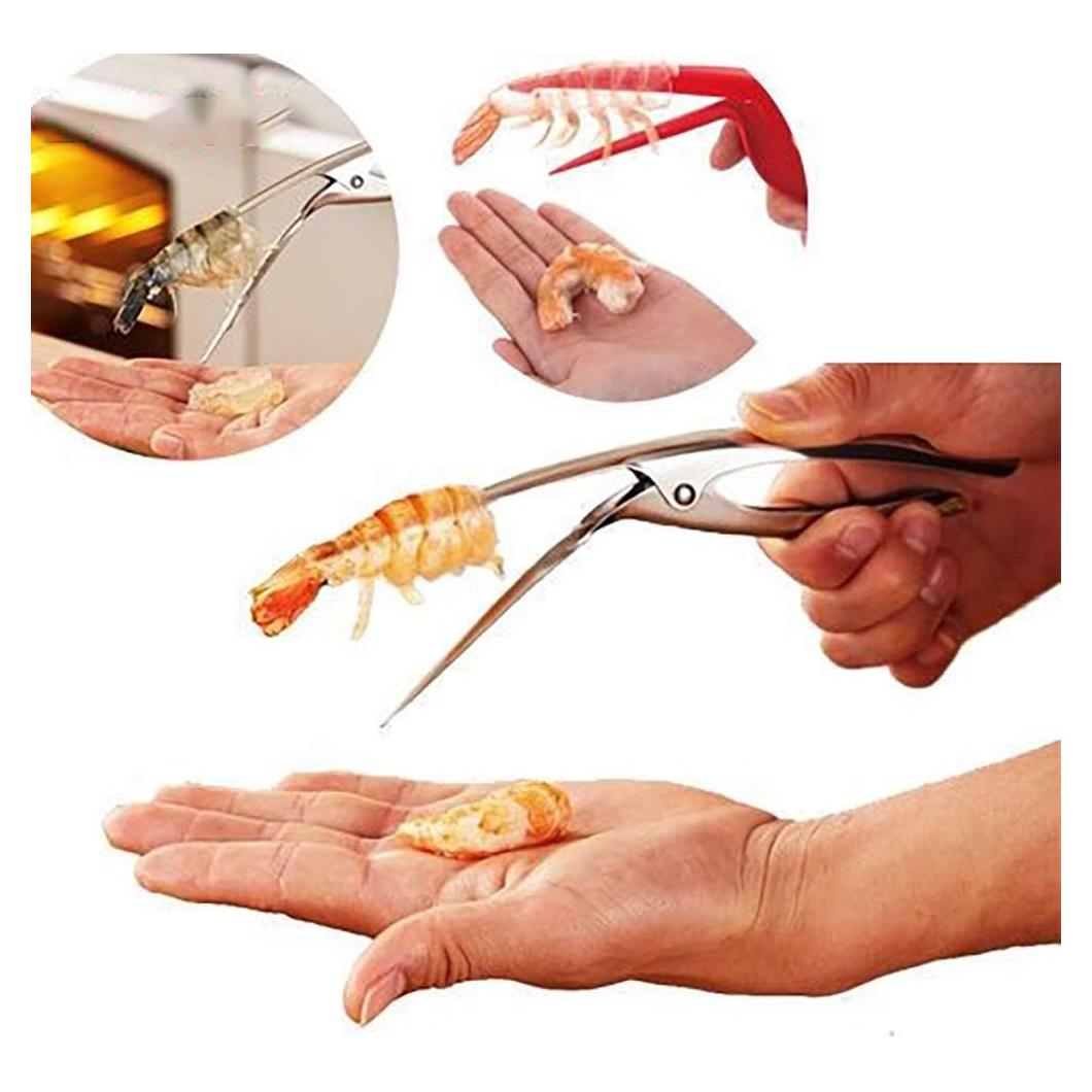 Limpiador de Camarones 2 en 1 ELEDUCTMON - Acero Inoxidable