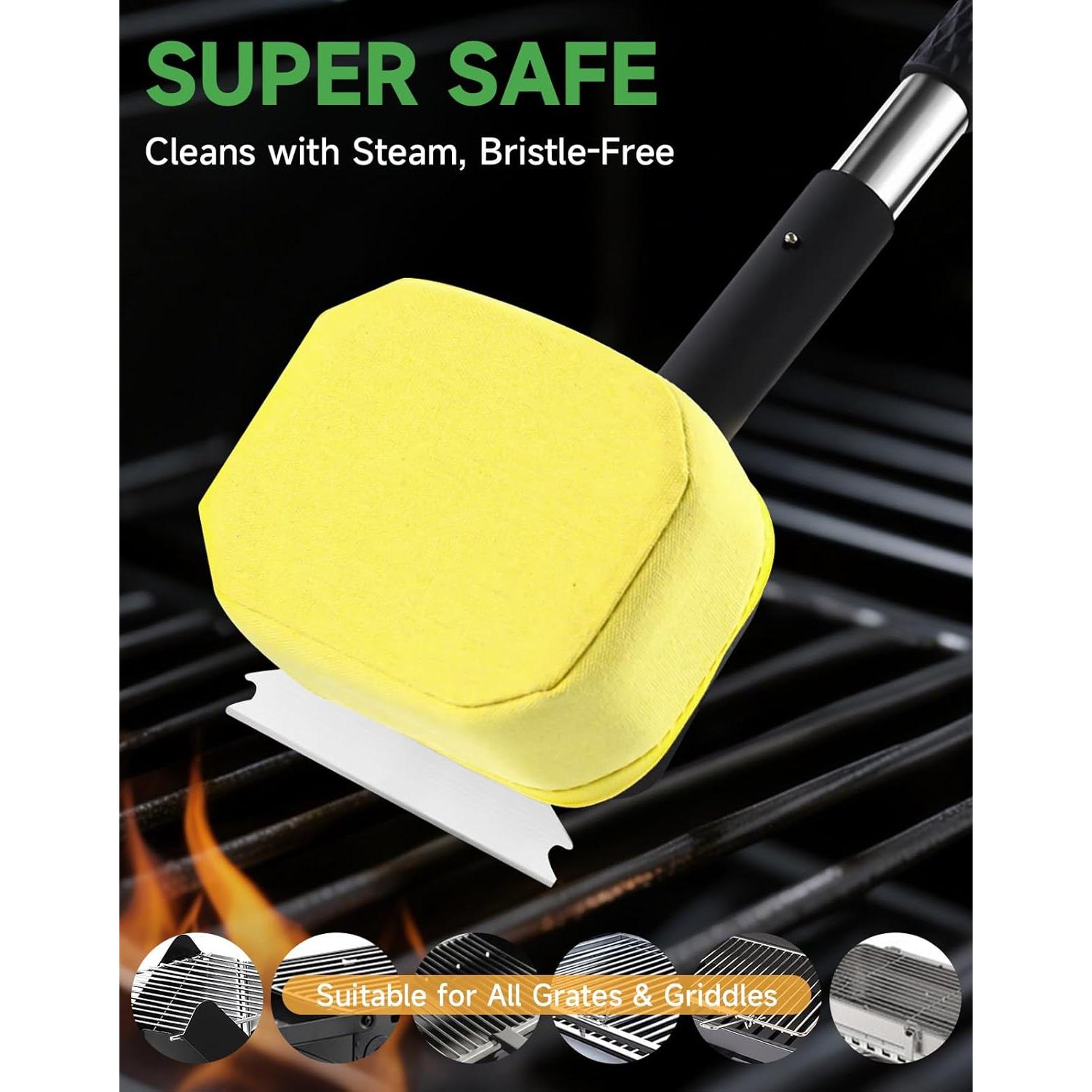 Cepillo de Limpieza para Parrilla GEEKHOM Acero Inoxidable 0.62kg