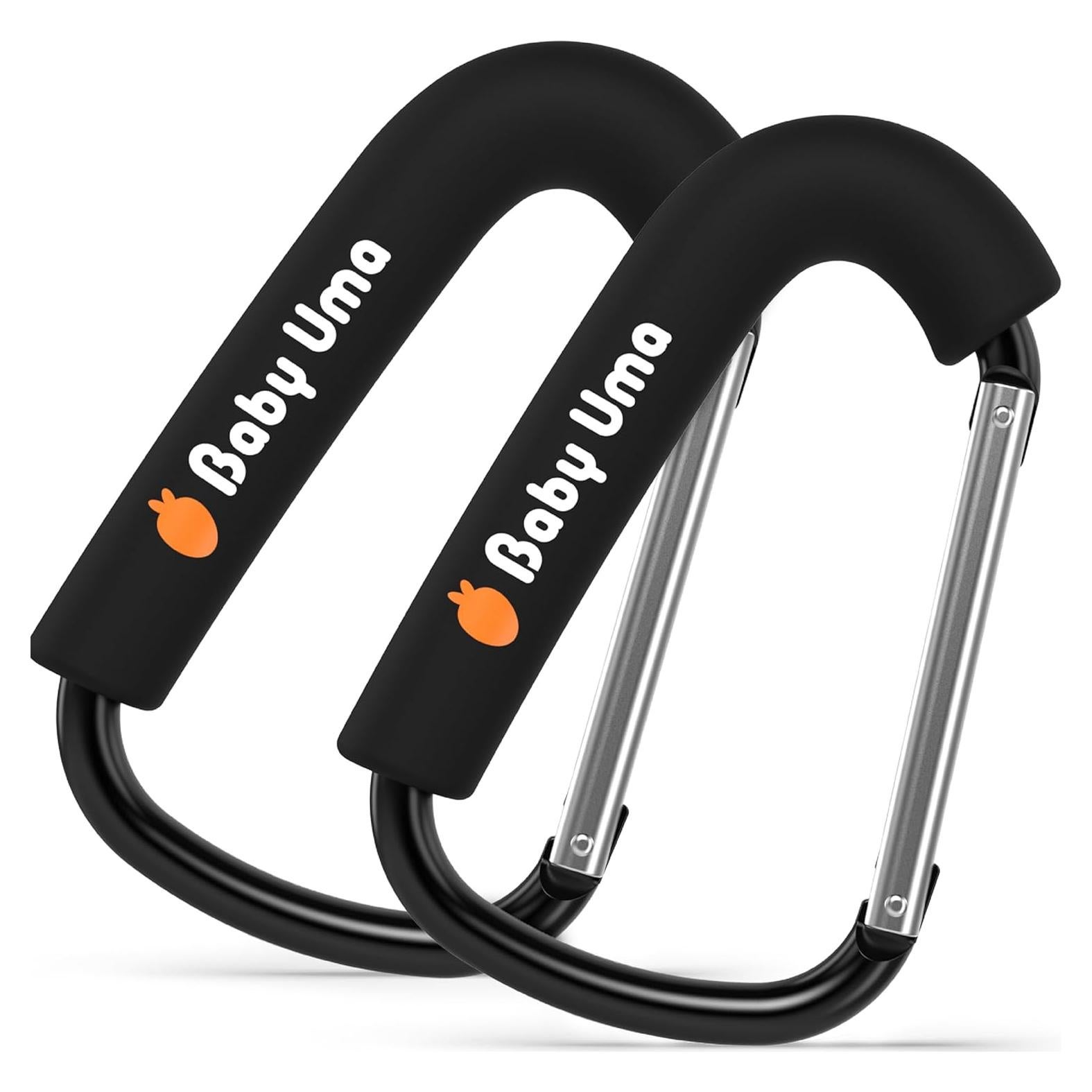 Ganchos XL para Cochecito Baby Uma - Paquete de 2, 5 kg