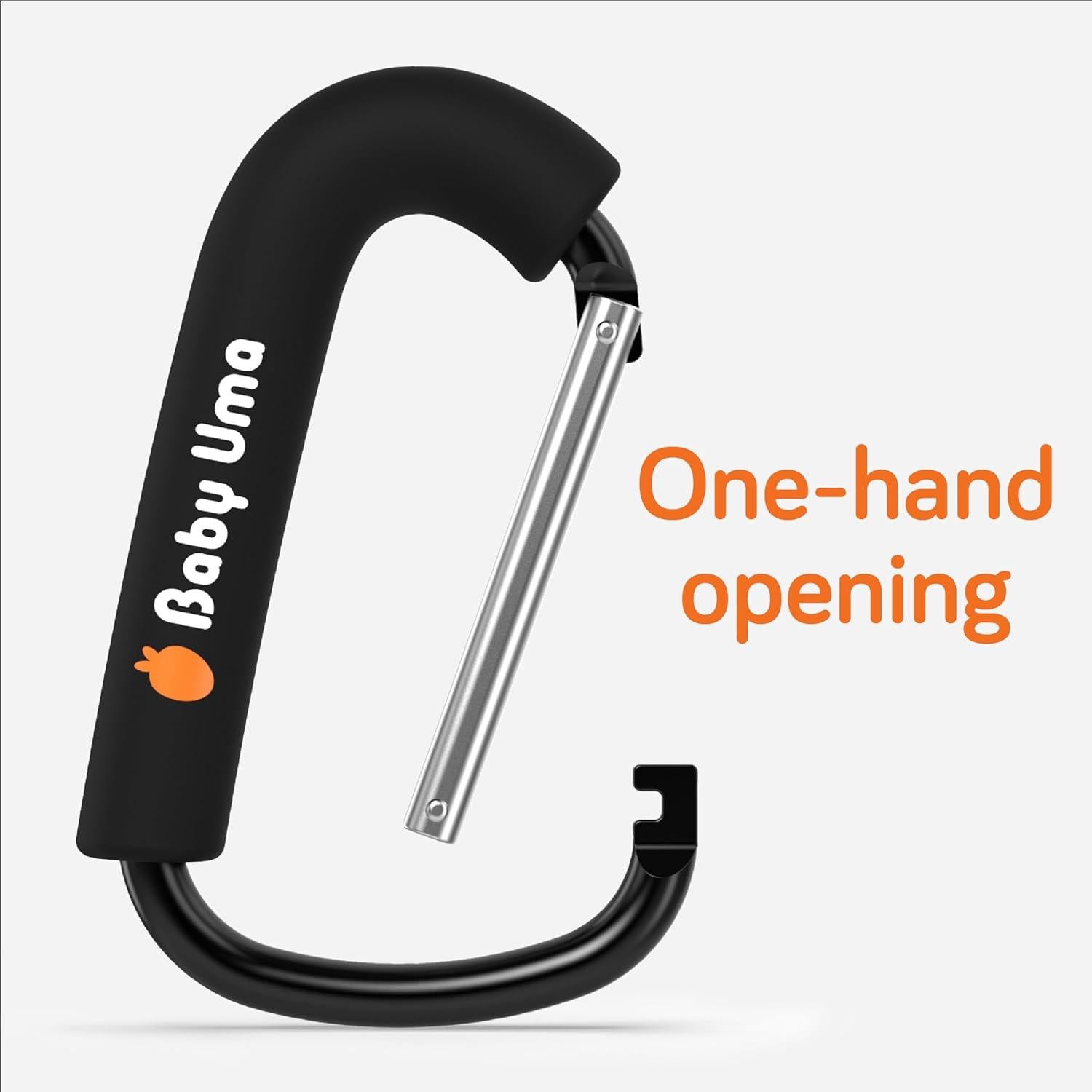 Ganchos XL para Cochecito Baby Uma - Paquete de 2, 5 kg