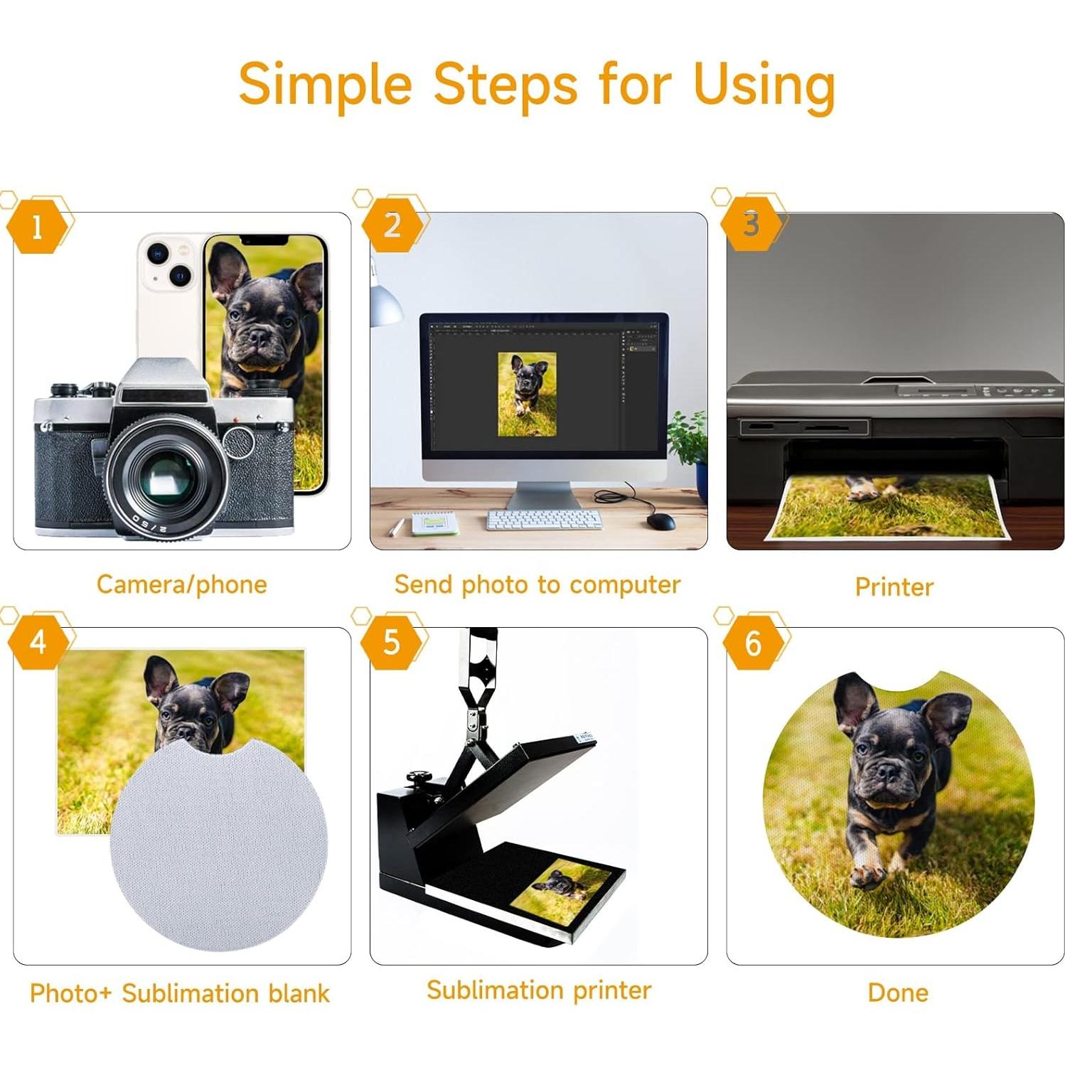 120 Posavasos de Neopreno Valyria para Sublimación DIY