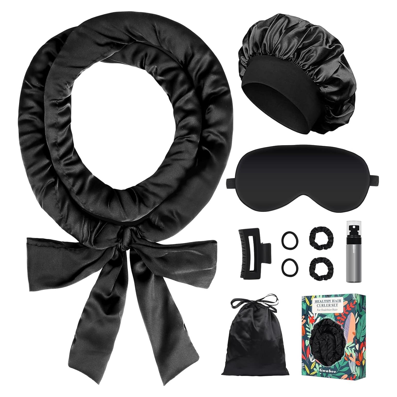 Rizadores de Cabello Sin Calor Gwabee 70" Negro 10 Piezas