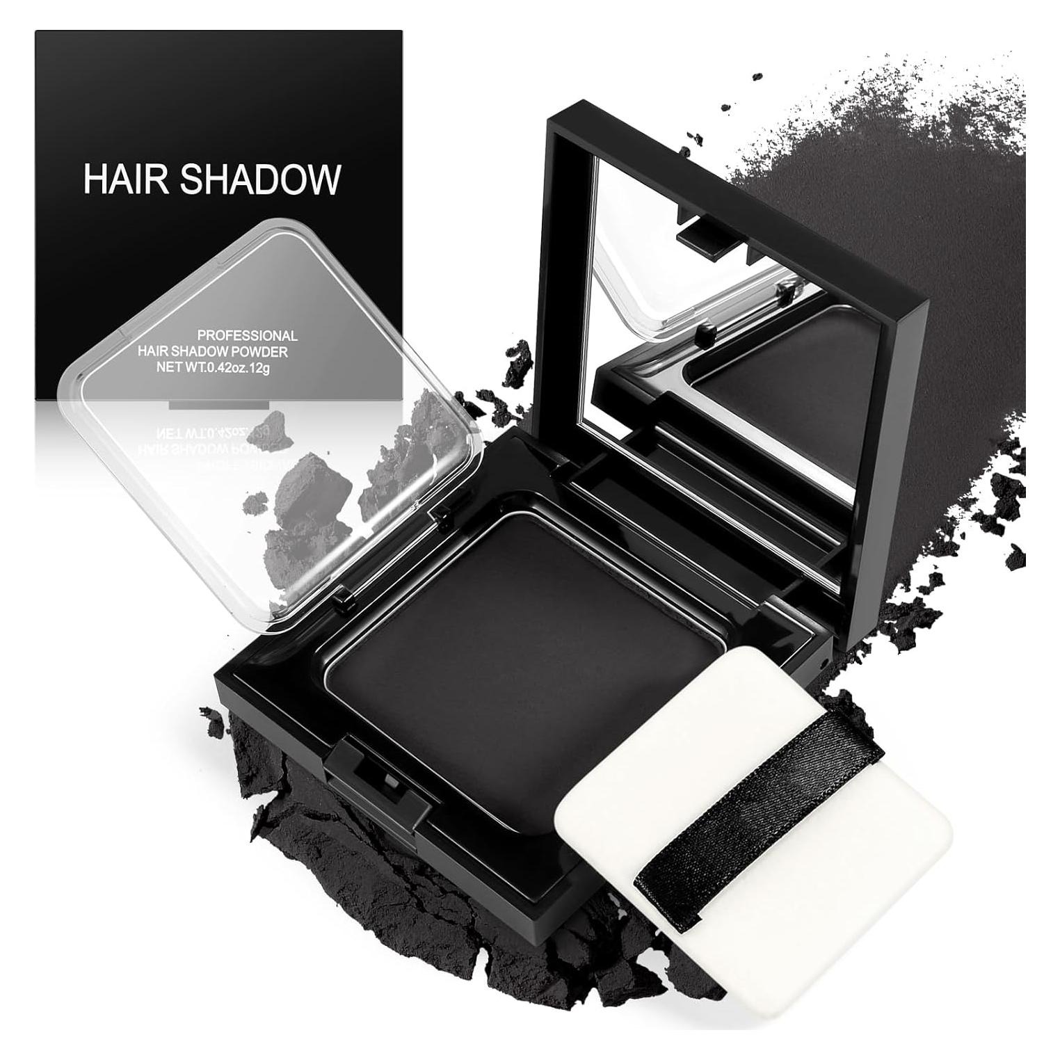 Kit de Polvo para Sombra de Cabello Boobeen - Retoque Raíces Negro