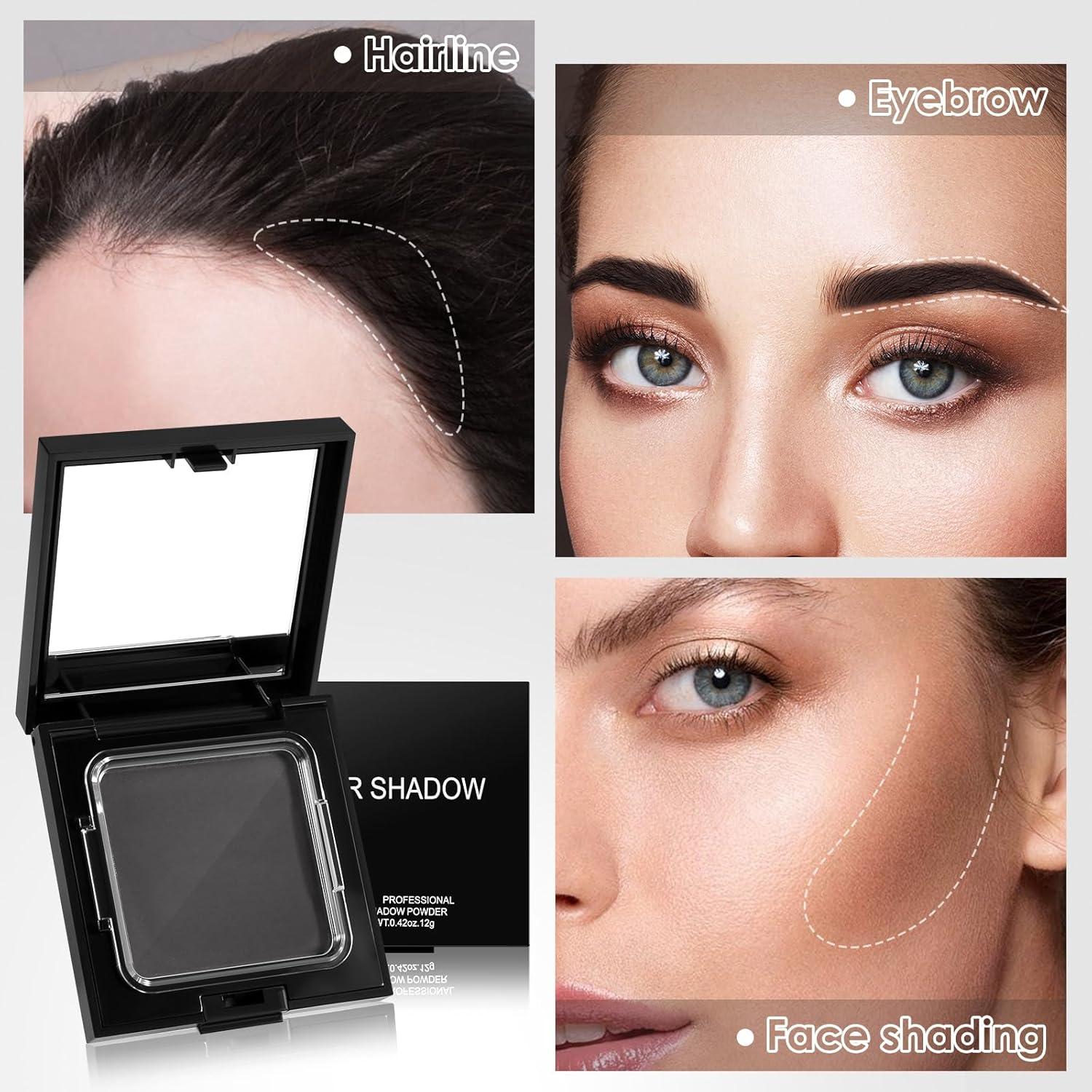 Kit de Polvo para Sombra de Cabello Boobeen - Retoque Raíces Negro