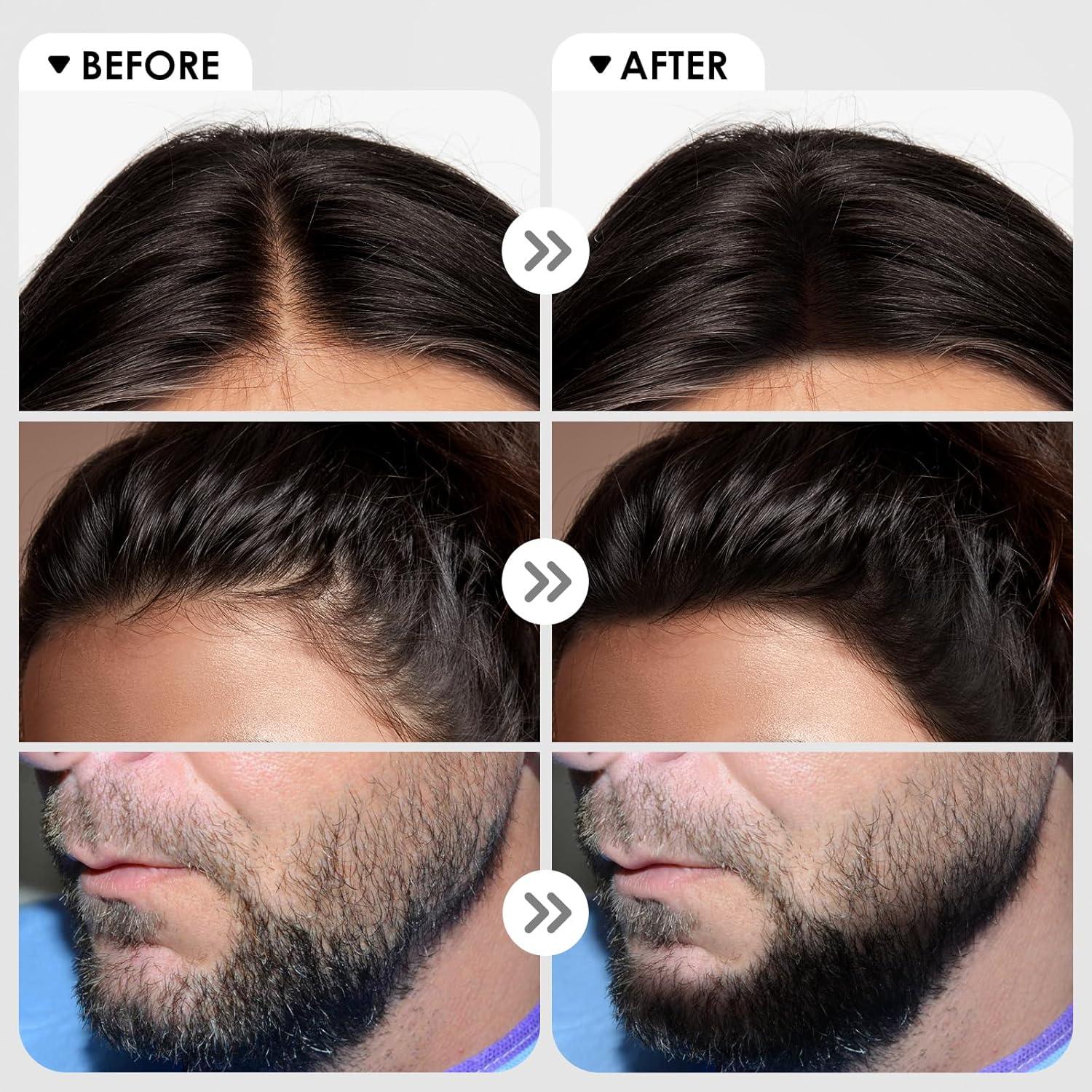 Kit de Polvo para Sombra de Cabello Boobeen - Retoque Raíces Negro