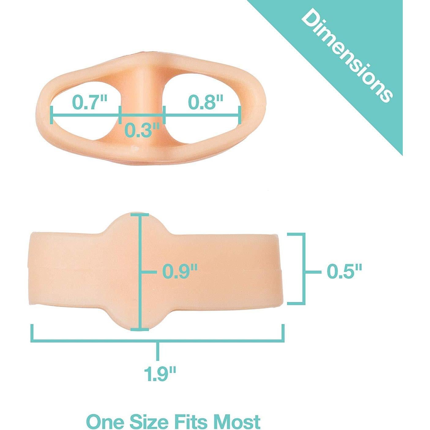 Separadores de Dedos ZenToes Corrector de Juanetes Gel Beige