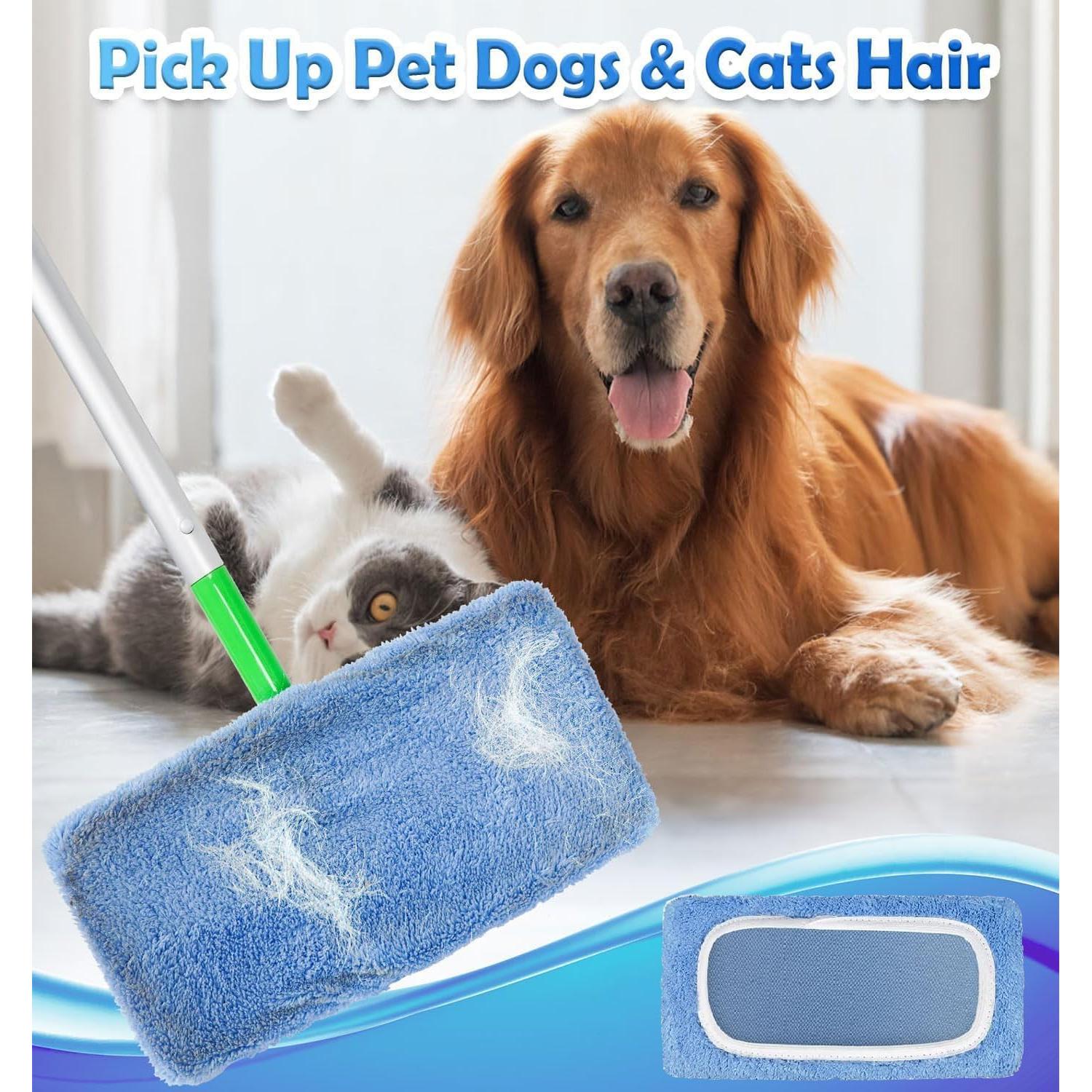 Paños de Microfibra Reutilizables Febsow 4PCS para Trapeador Swiffer