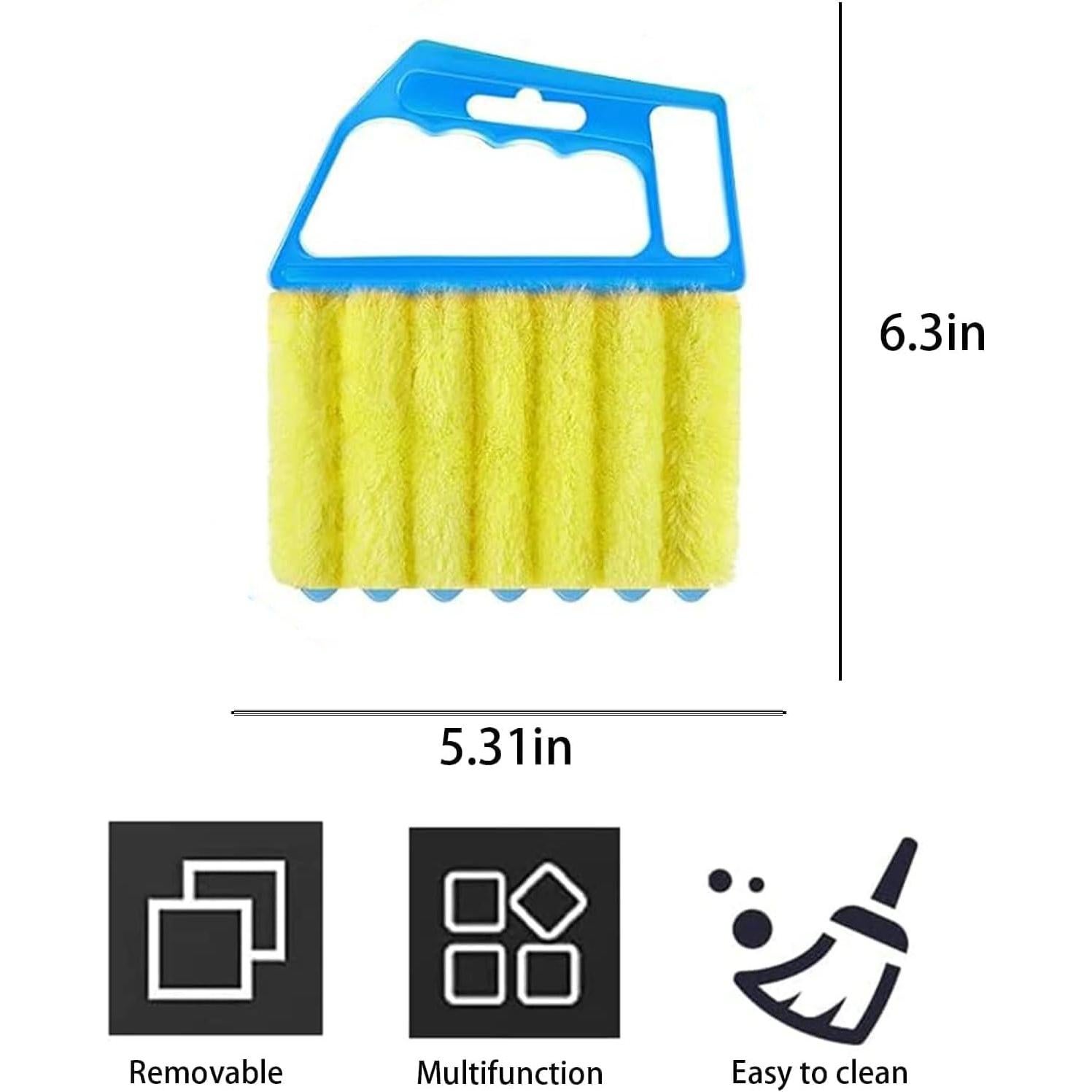 Limpiador de Persianas 7 Lamas Hokoad - Cepillo Lavable
