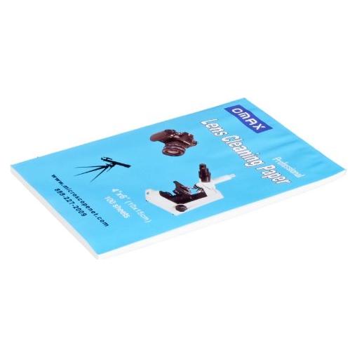 Papel de limpieza de lentes OMAX A99CPB100 - 100 hojas