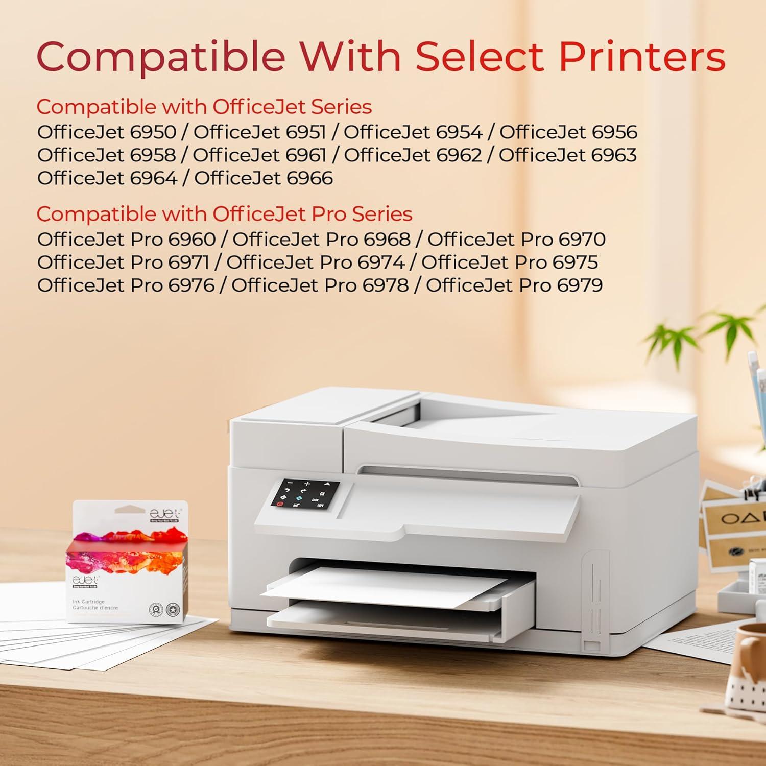 Cartuchos de tinta 902XL ejet para impresoras HP - Negro, Cian, Magenta, Amarillo