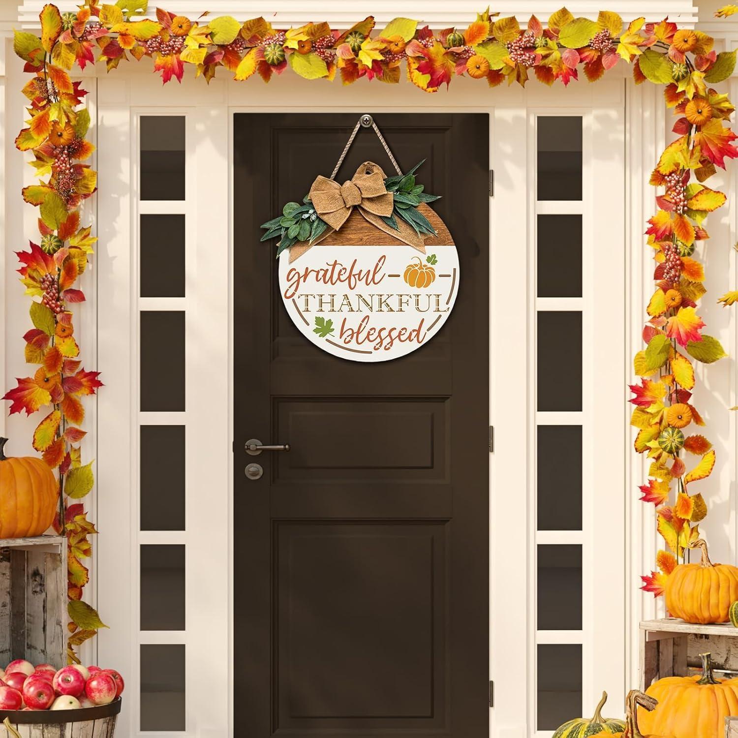 8 Plantillas de Otoño para Pintar en Madera 30.5 cm - Clothmile