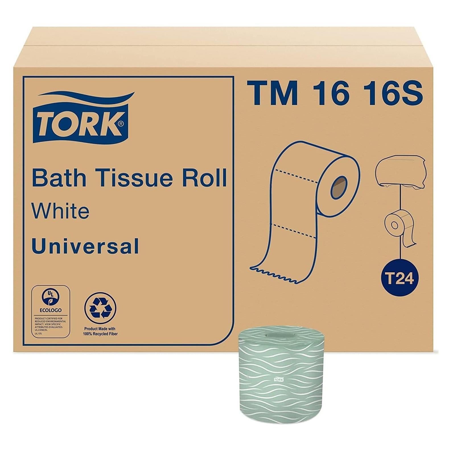Papel Higiénico Tork Seguro para Sépticos 2 Capas 96 Rollos