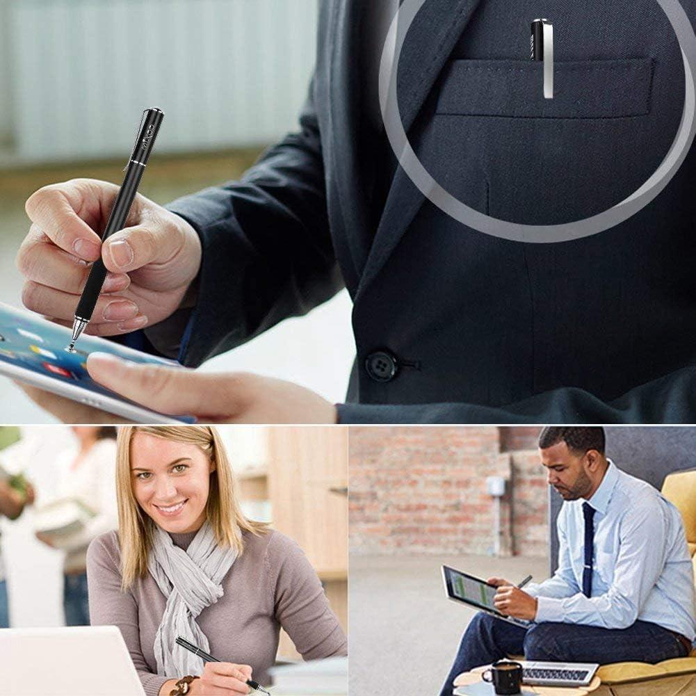 Lápiz Estilográfico Capacitivo Mixoo 2-en-1 Negro Alta Precisión