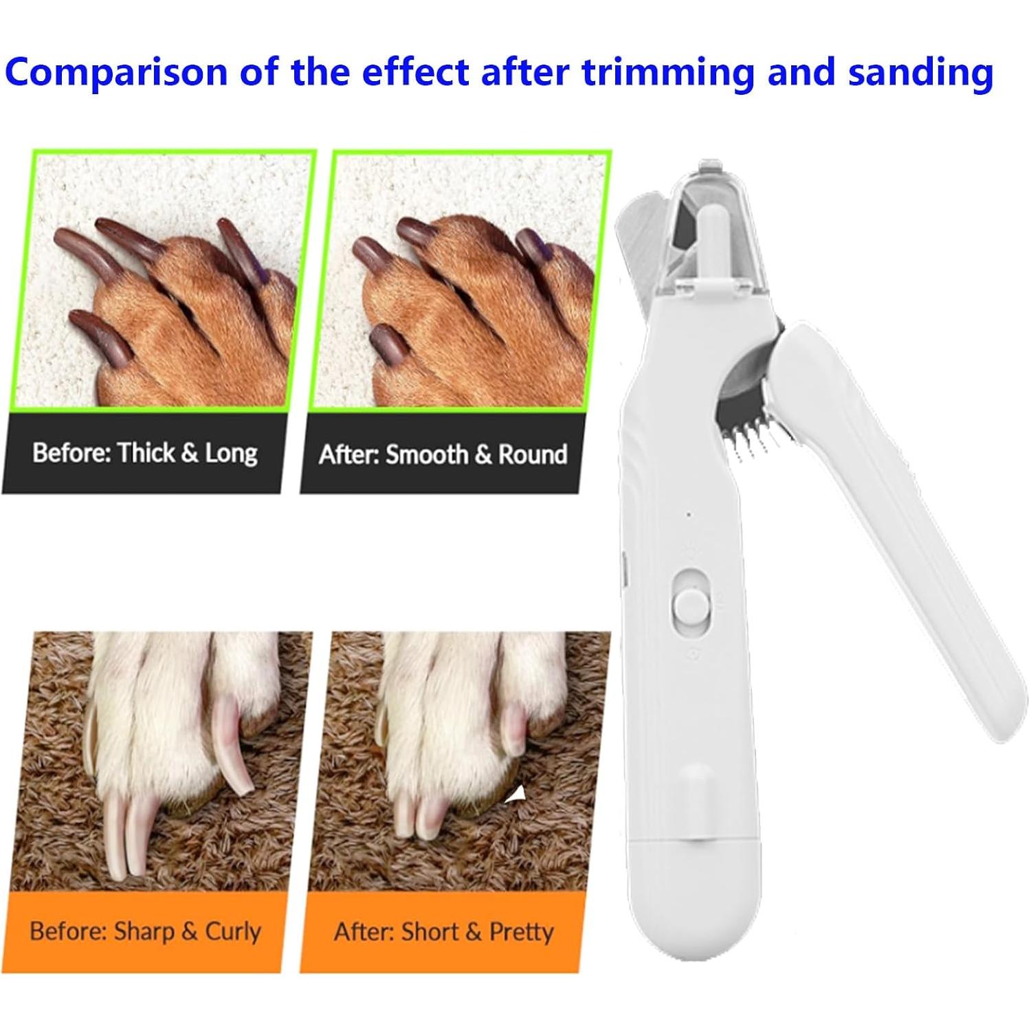 Cortador de Uñas Eléctrico Profesional MEPEREZ PC-666 Blanco