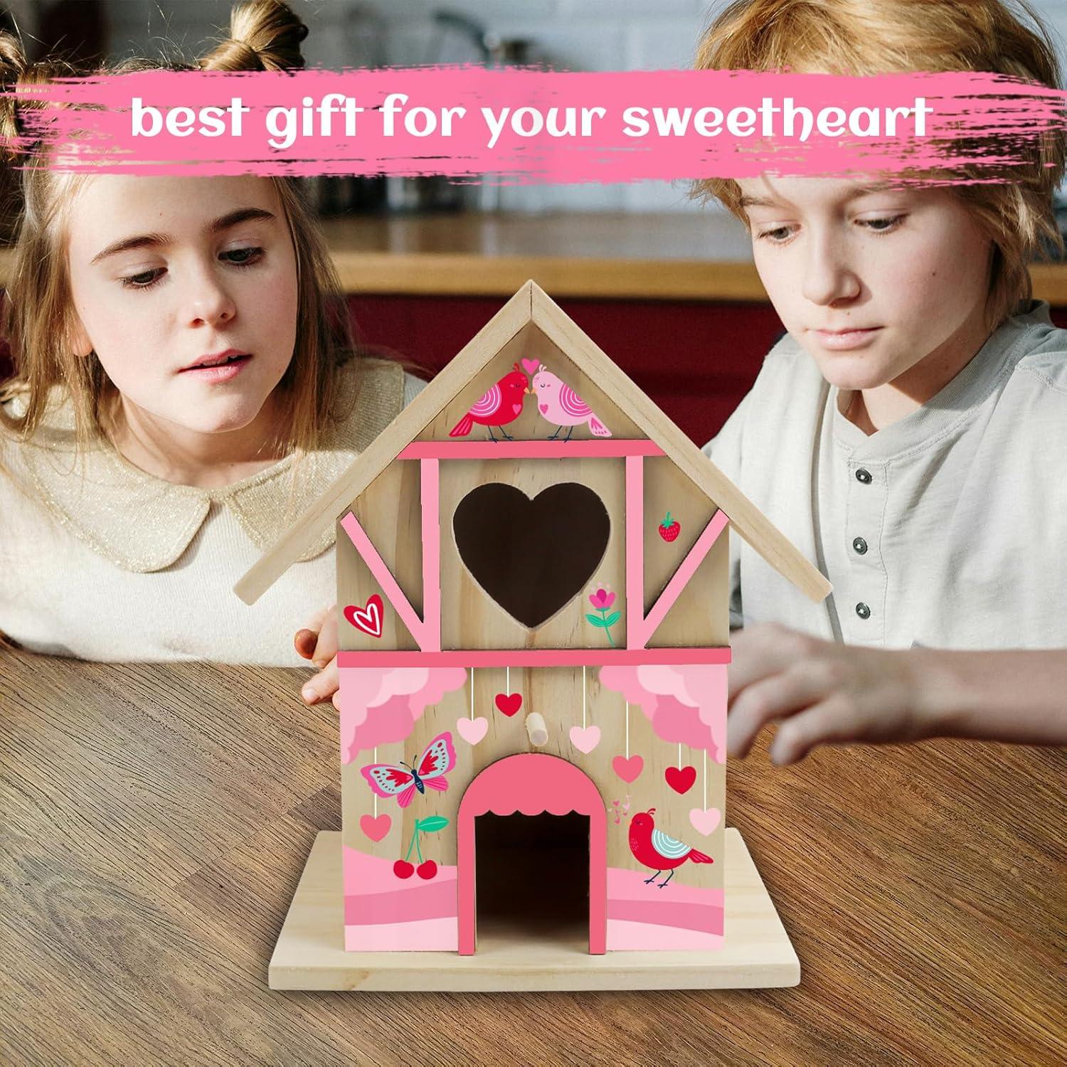 Kit de Pintura Casa de Pájaros Madera Goldentime 20.32x17.37cm