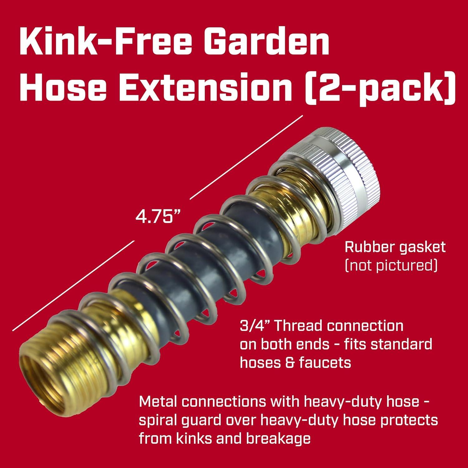 Extensiones de Manguera de Jardín Chapin 6-9490, Paquete de 2, Sin Dobleces