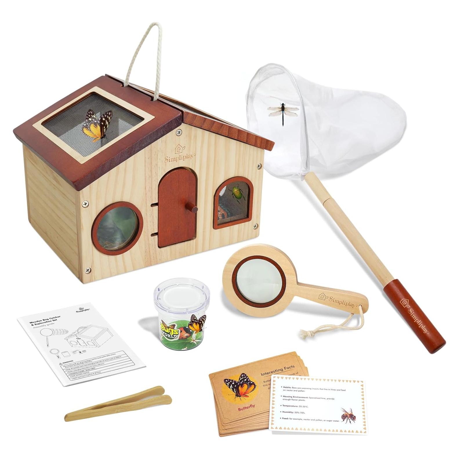 Kit de Exploración de Insectos SimpliPlay para Niños 0-8 Años