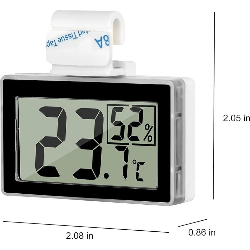 Termómetro Higrómetro Digital Poly HY2 para Reptiles LCD