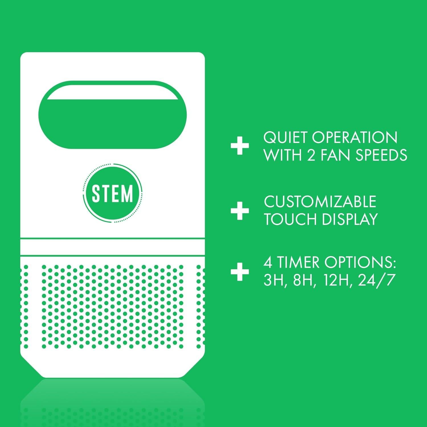 Trampa de Ventilador STEM con Luz UV y 5 Trampas de Pegamento