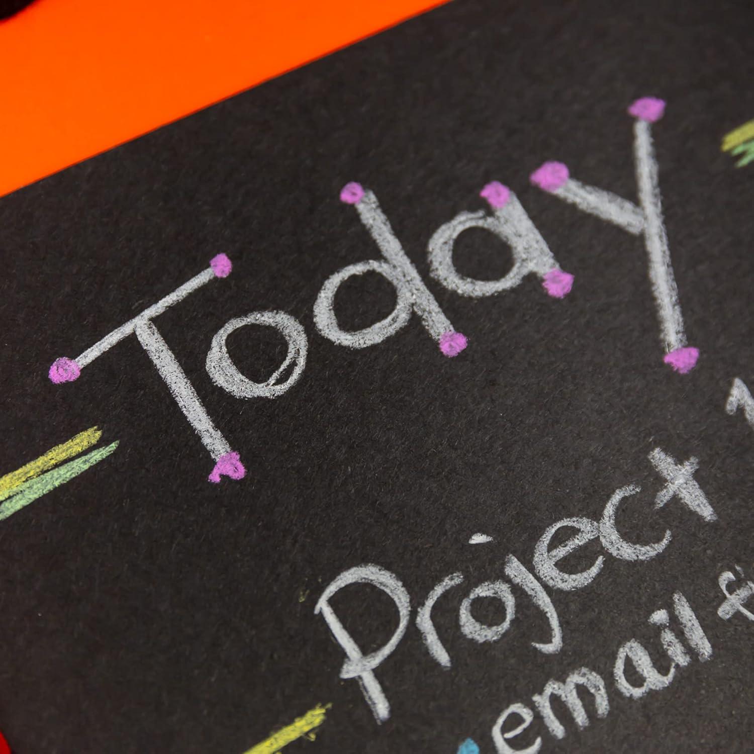 Conjunto de Tizas de Colores y Blancas BAZIC - 24 Pcs